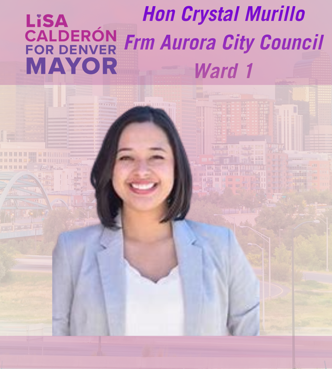 Denver deserves leadership that actually reflects its people — not its donors. Lisa’s vision for deeply affordable housing, community-centered public safety, and real economic opportunity for working families is the kind of platform I fought for on A