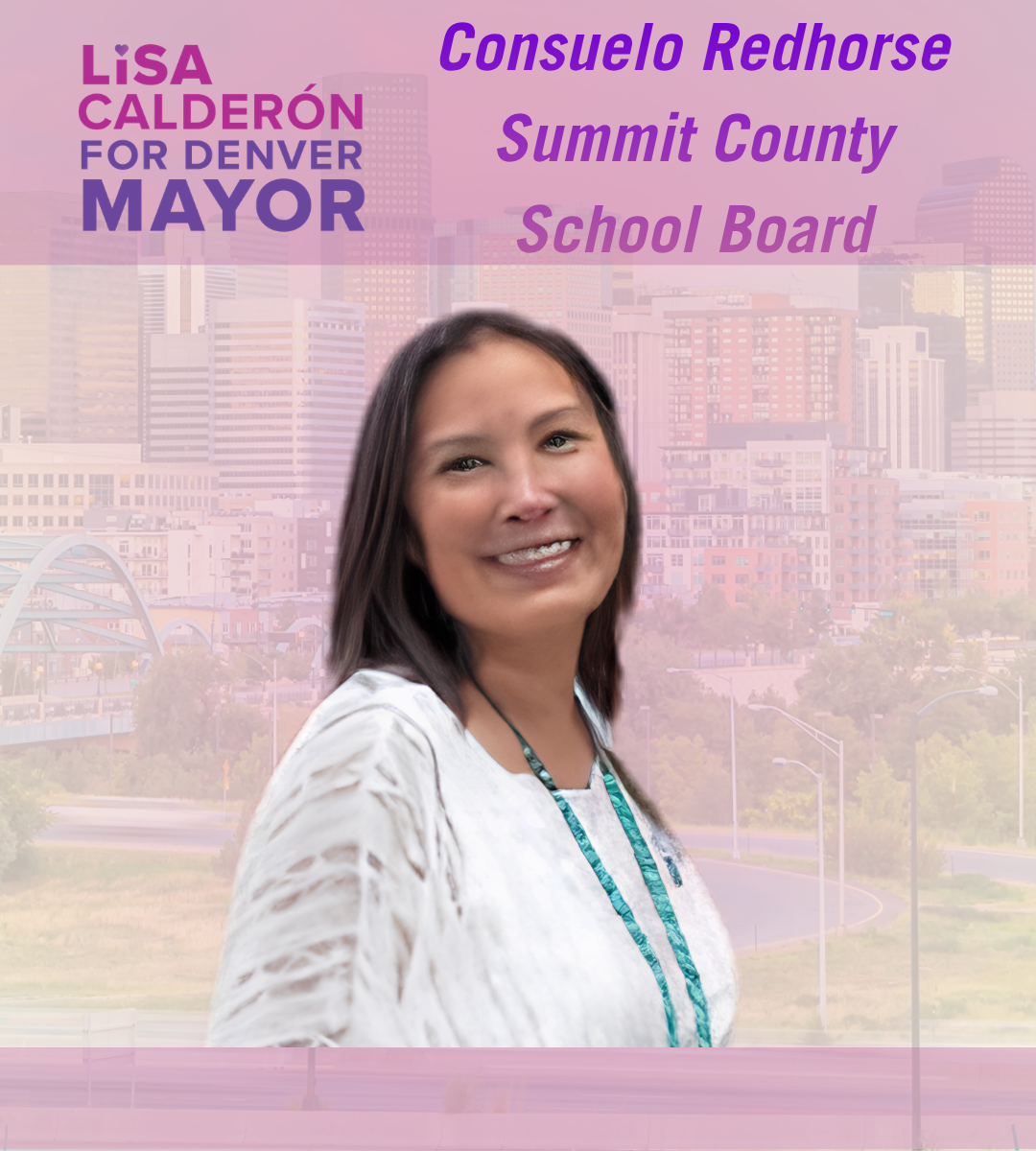 Lisa's authenticity, compassion for people, and drive to help others is what true leadership looks like.  She is relentless in her advocacy for safety, small businesses, and a Denver for everyone.  Her decades of hard work and being a voice for the p