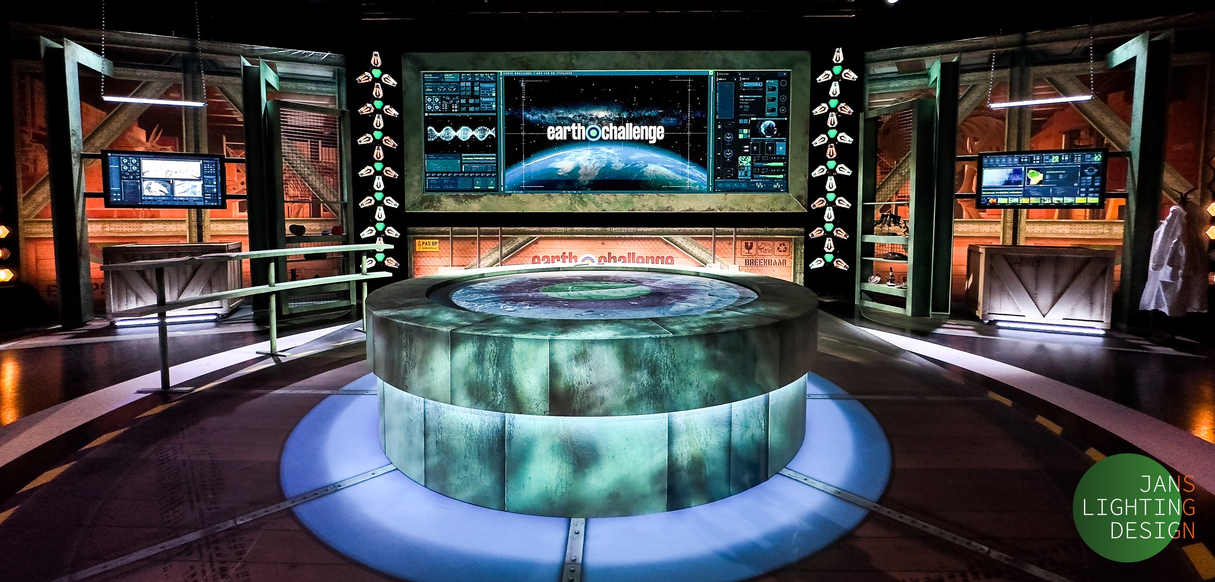Lichtontwerp Earth Challenge 2024, KRO-NCRV, NPO