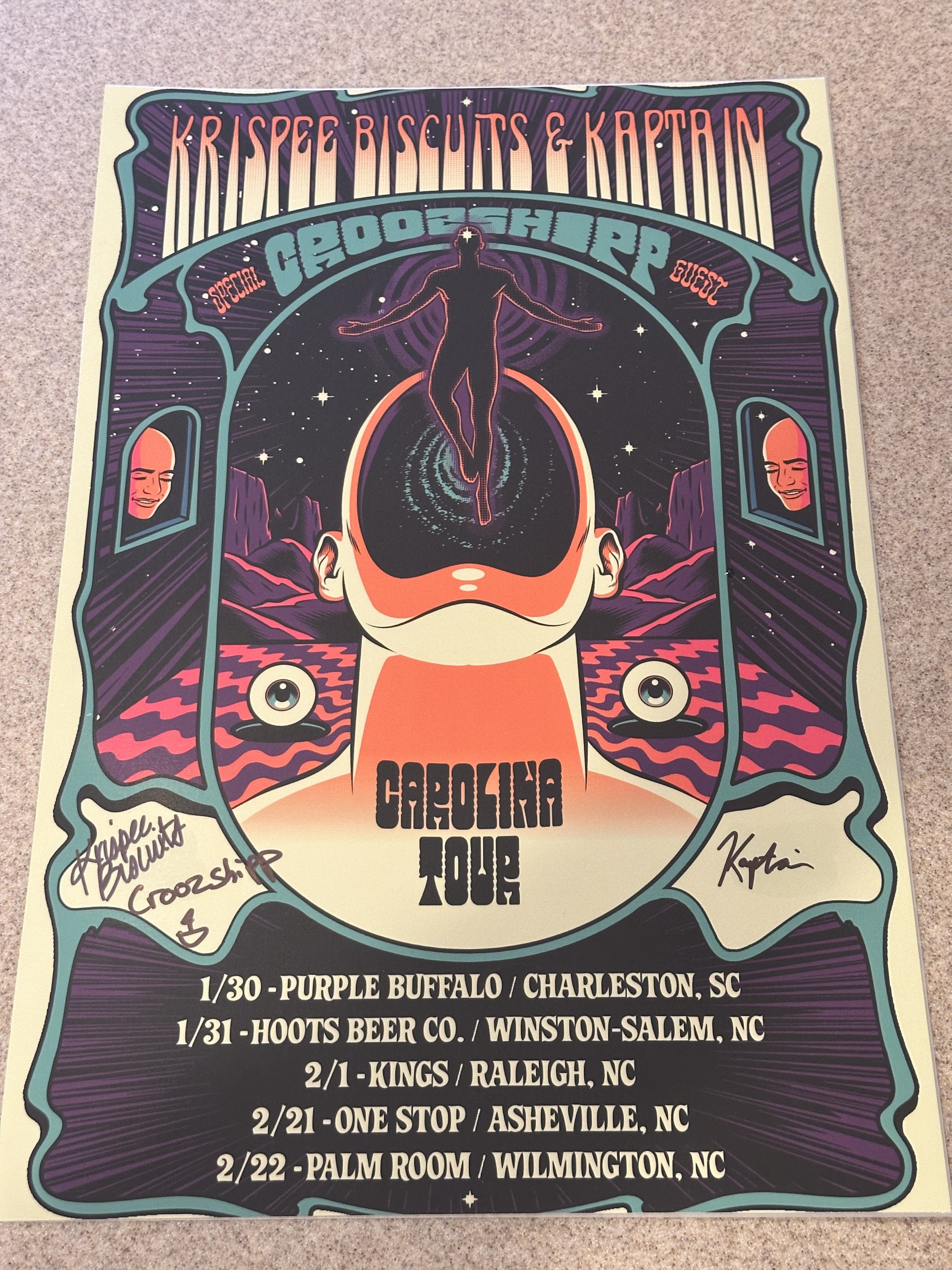 Signed Tour Poster