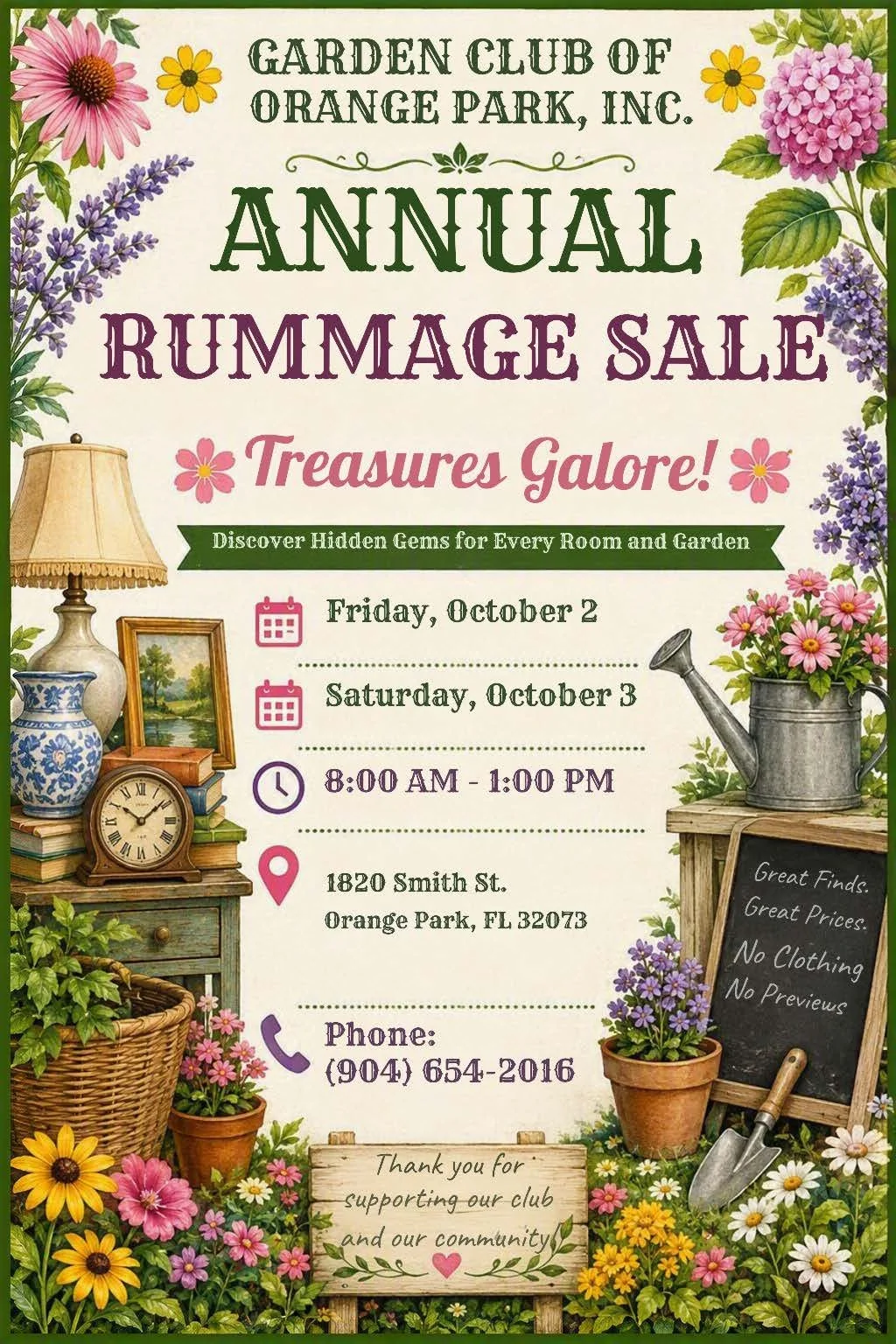 Annual Rummage Sale