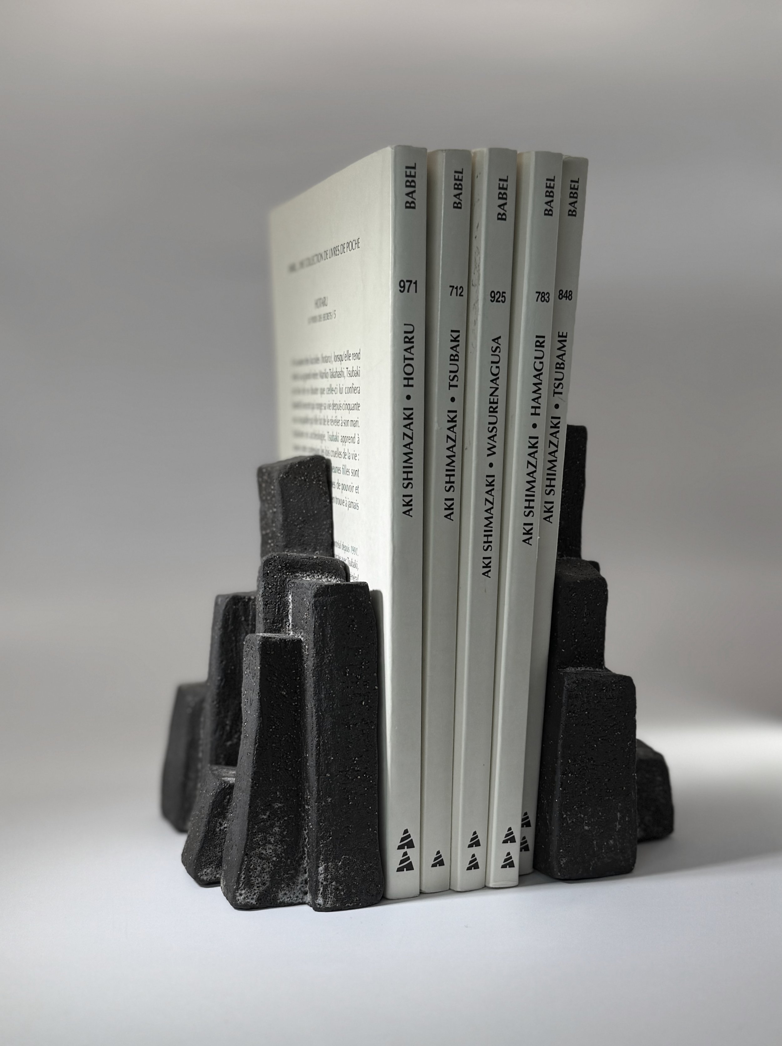 Serre-livres "Roches nocturnes"