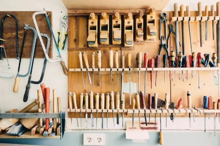 Home Repair Tool Neatly Organized