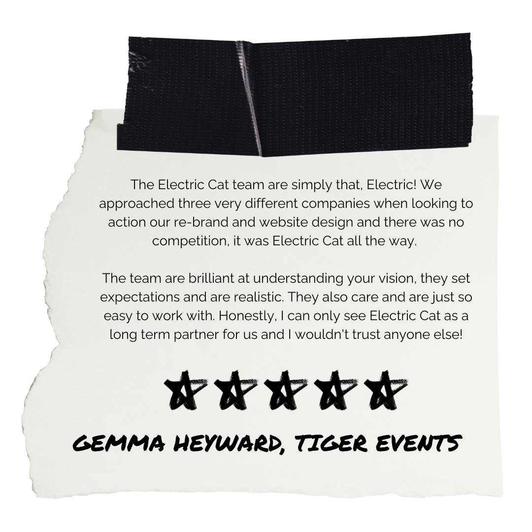 Gemma Heyward Tiger Events testimonial Electric Cat.png