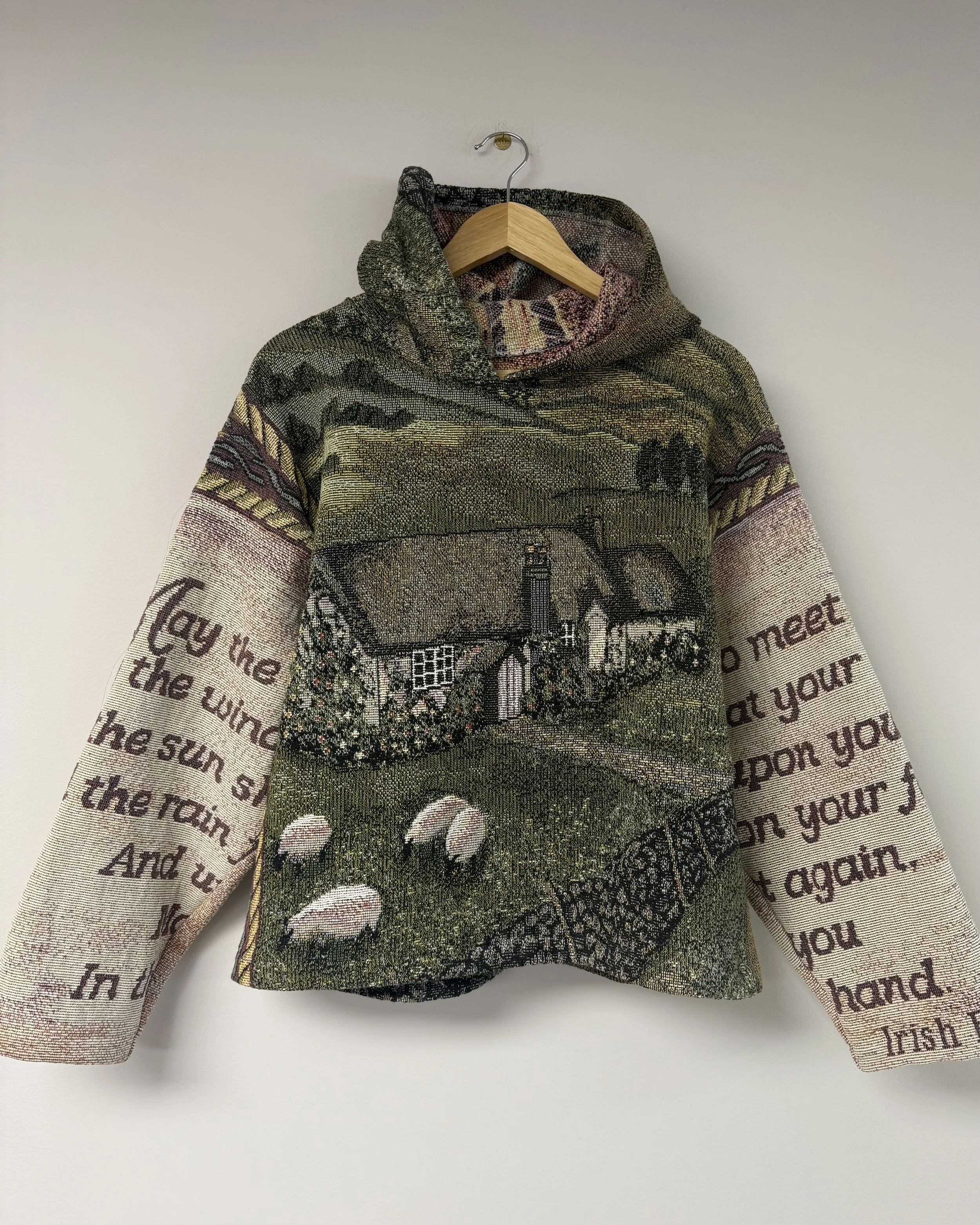 Irish Blessing Blanket Hoodie 2 (M)