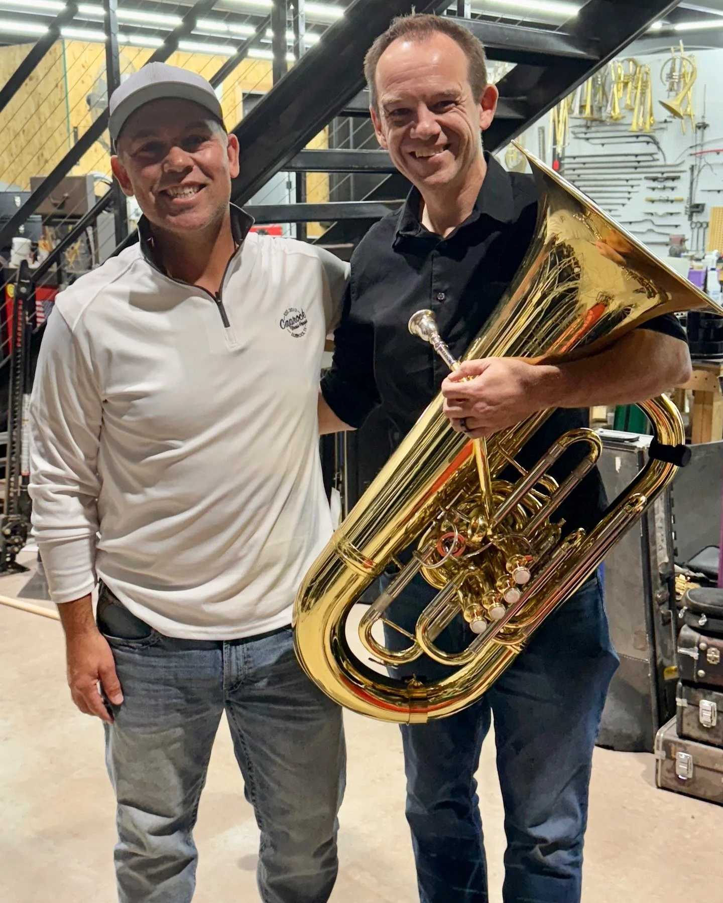 Huge shout out to Joe Vandiver @caprock.brass for taking the time yesterday morning to getting my horn back into playing condition for my first stop on this two-week Texas tour. You saved the day and do INCREDIBLE work. Anyone in West Texas needs to 