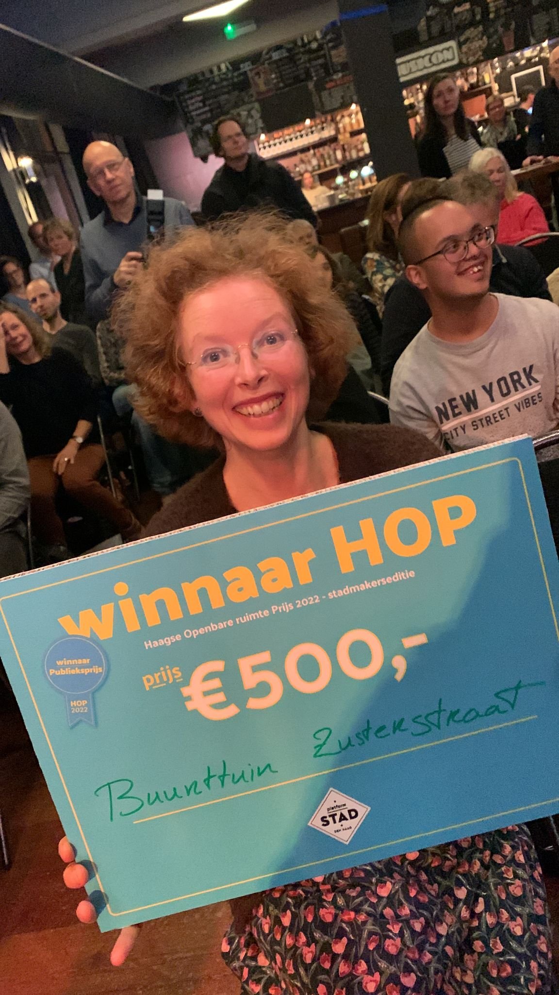 Buurttuin wint publieksprijs HOP!!