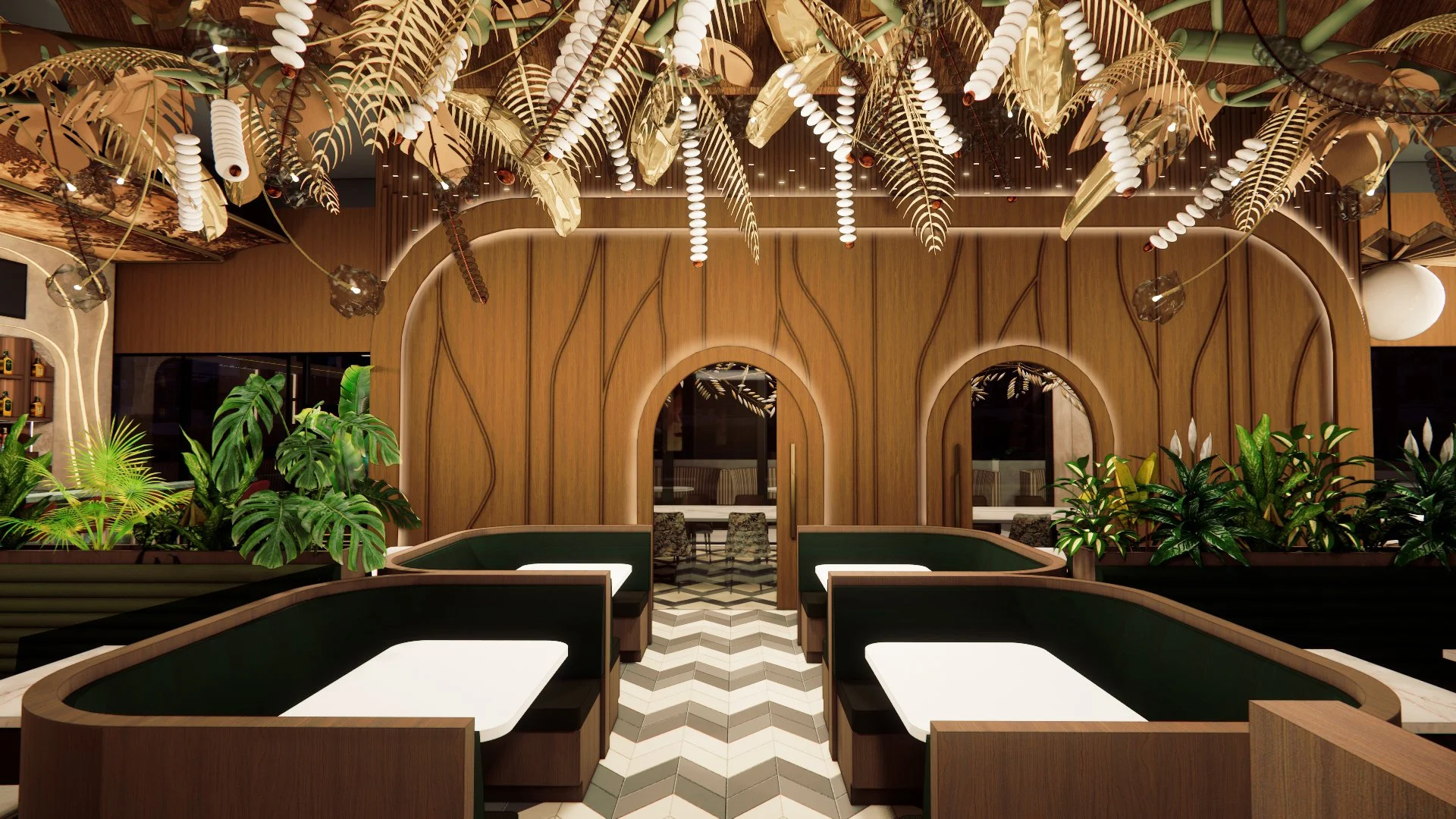 Interior designers sketching and developing a concept for a hospitality space at Kurtz Design Inc.