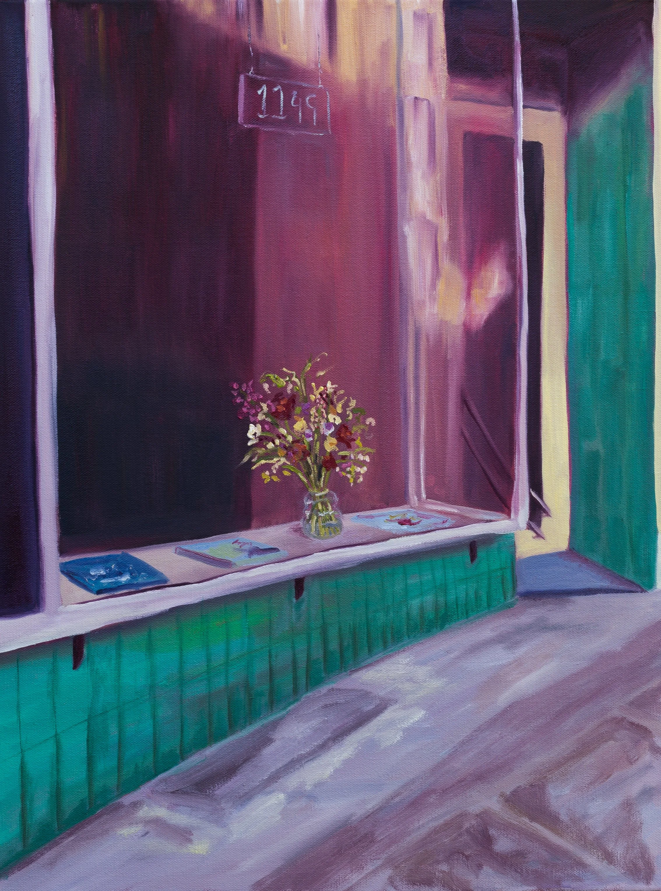 "Window Shopping" / Oil on Canvas / 18" x 24" / $250