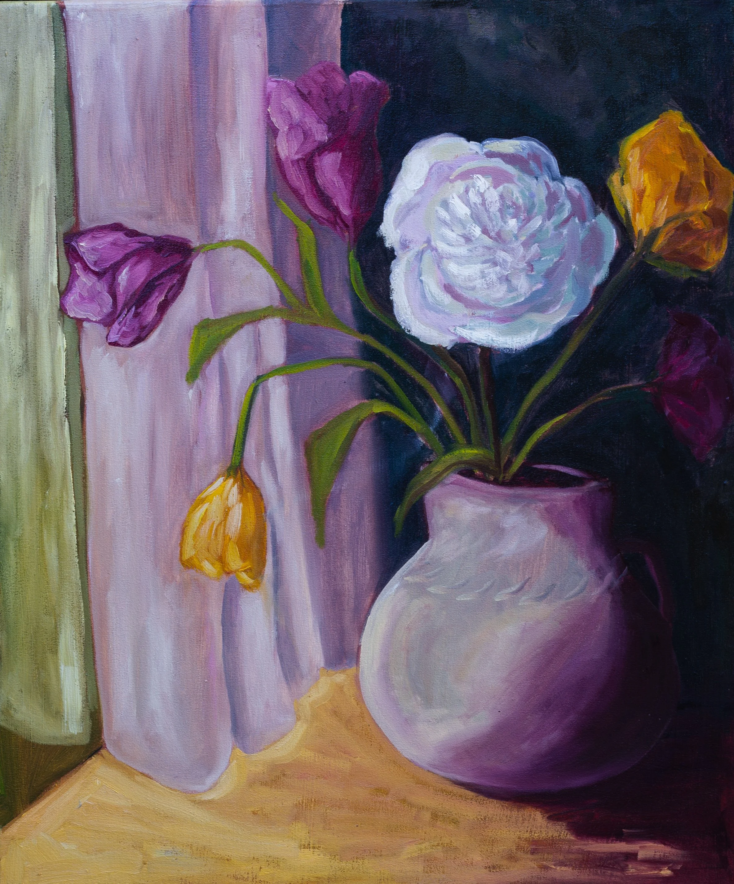 "July" / Oil on Canvas / "20 x 24" / 
$250