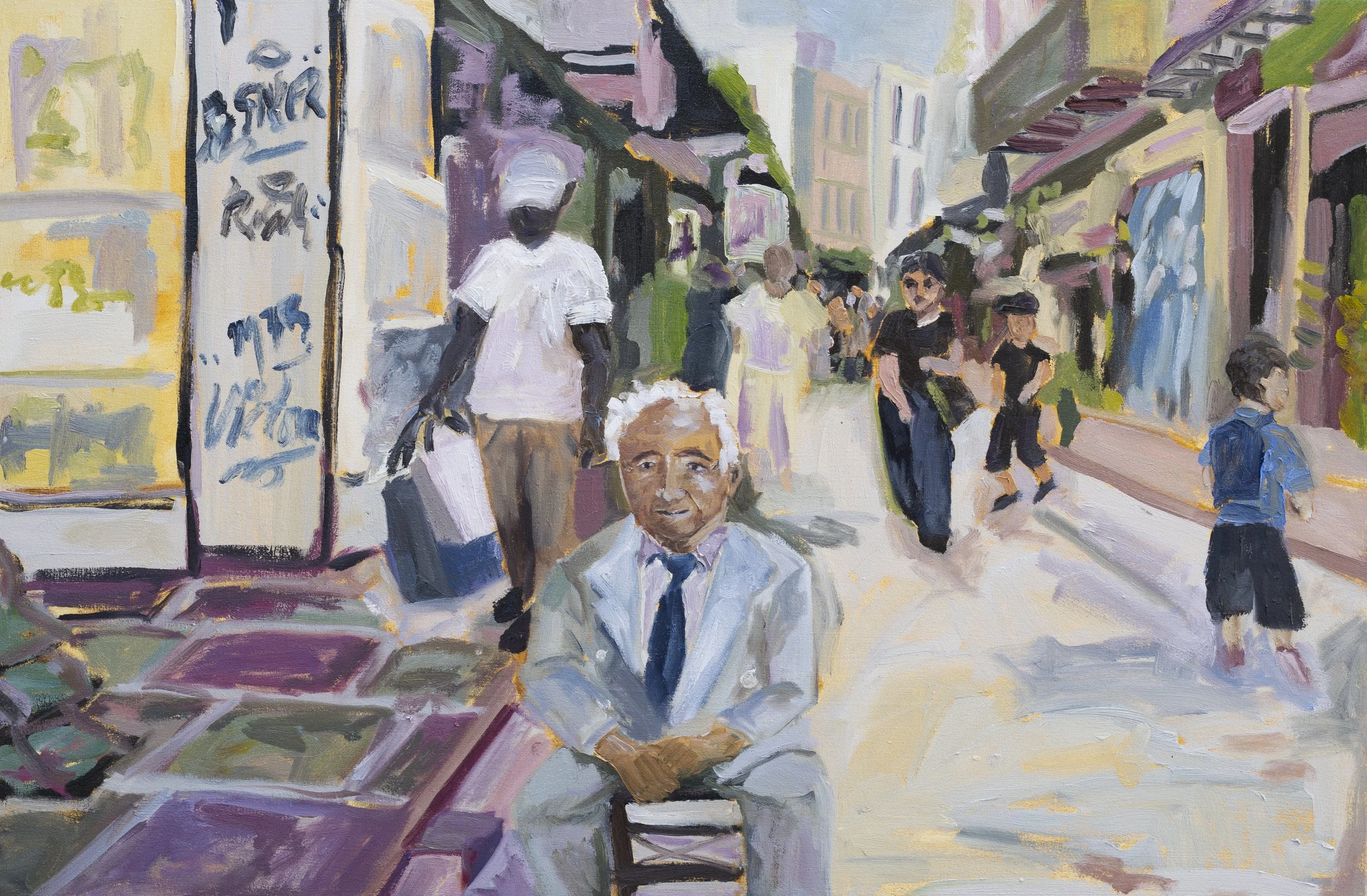 "Man" / Oil on Canvas / 20" x 30" / $350