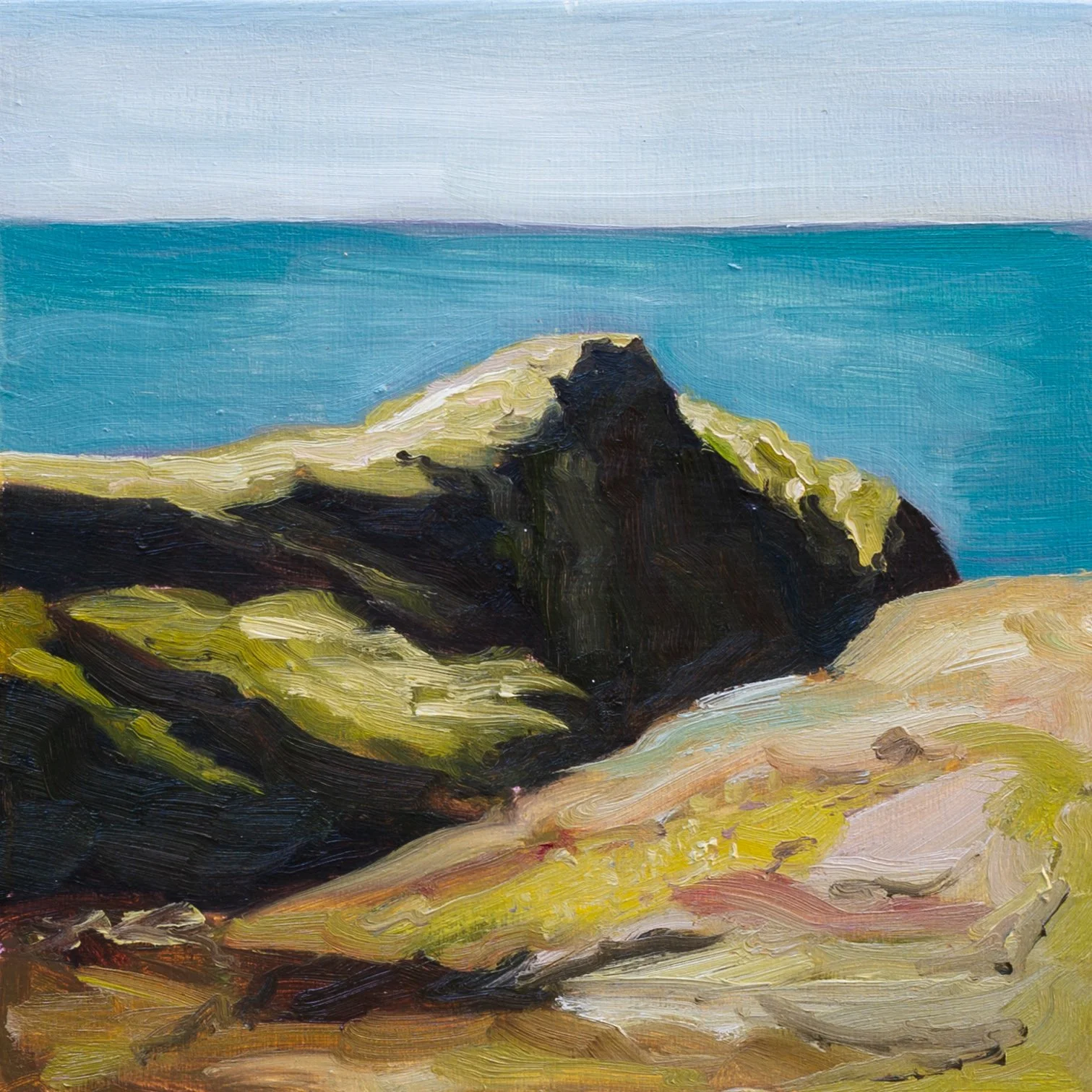 "Sliabh Liag" / Oil on Wood/ 8" x 8" /  $75