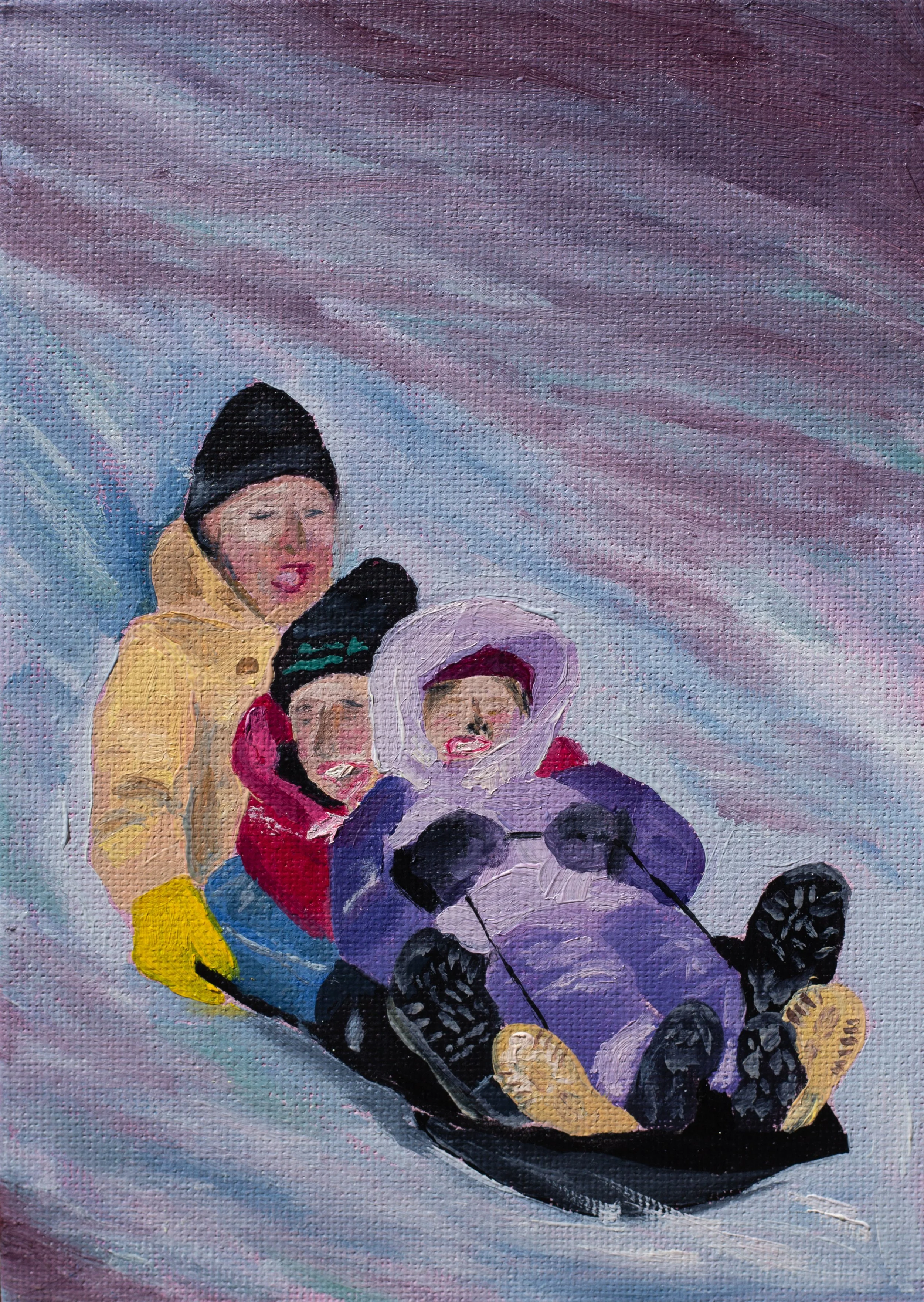 "Fathers Day" / Oil on Canvas / 5" x 7"
