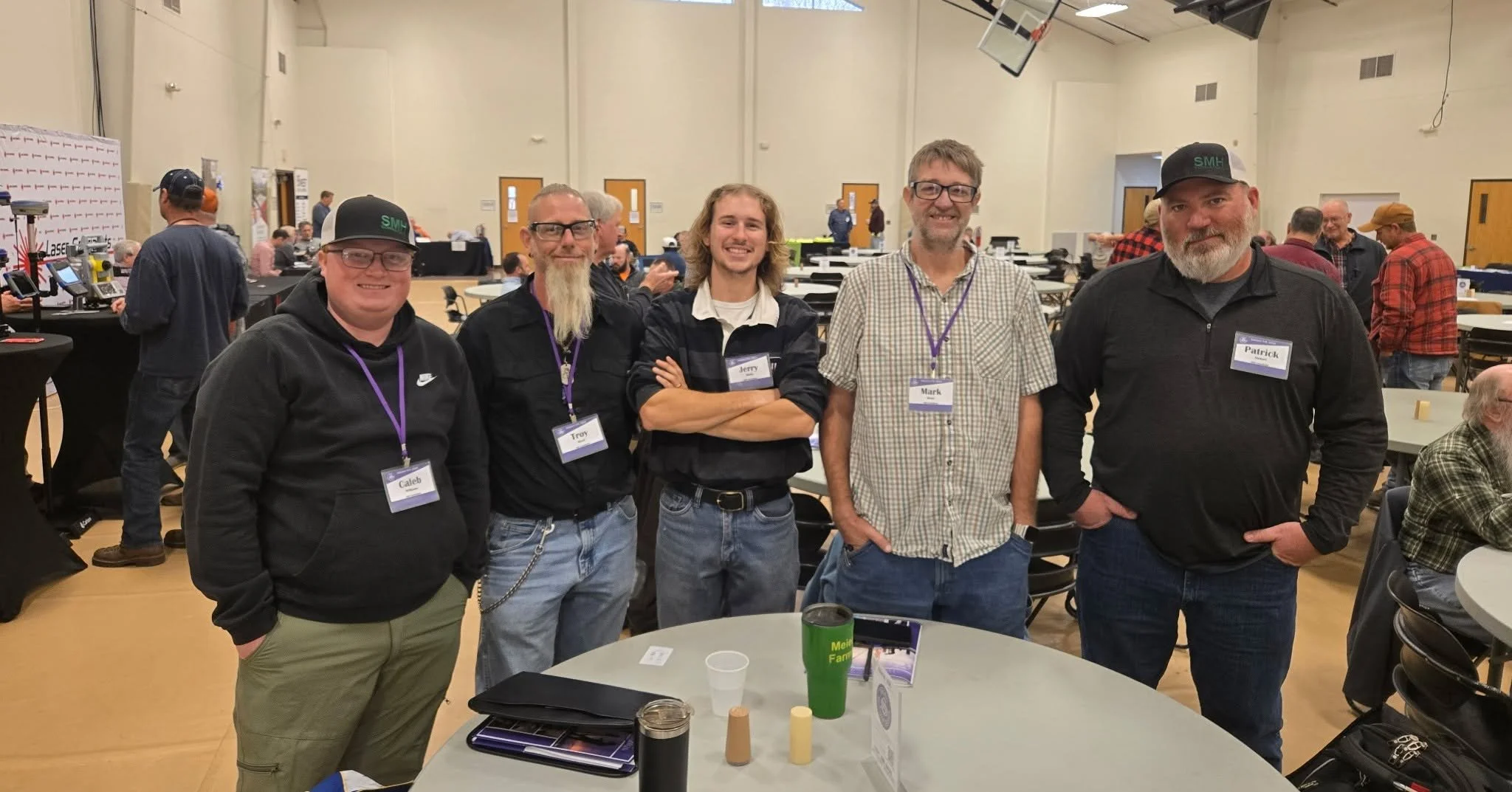 The surveying team attended the KSLS Salina Seminar Series, gaining insights and making new connections in the land surveying industry