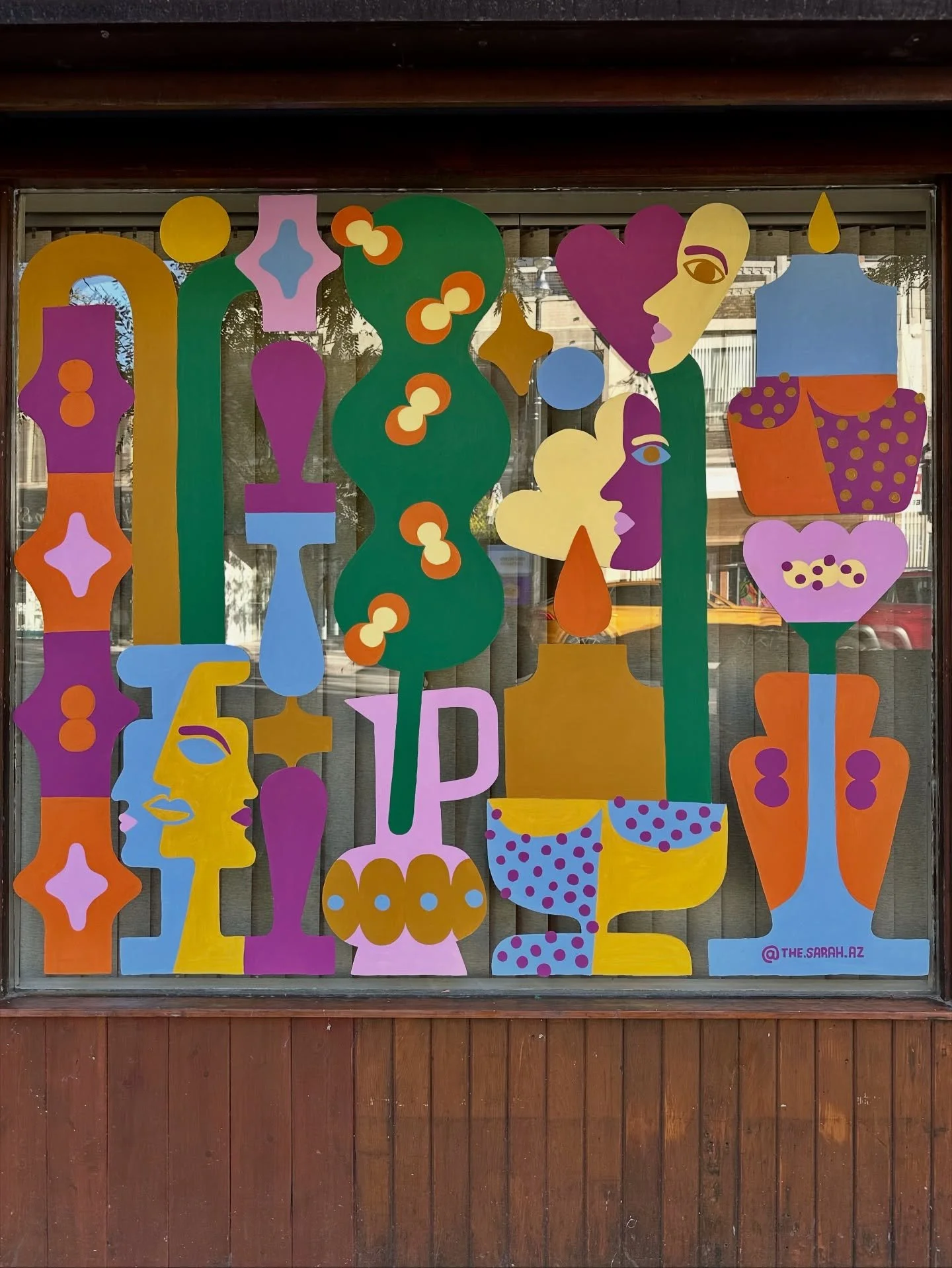 Painted something special for @torontojunction this week&hellip; during the last warm days of the year. 

The 6th Annual Window Wonderland opens Nov 28 and runs through Feb 1, 2026. If you&rsquo;re in the Junction this winter, come by and see our fel