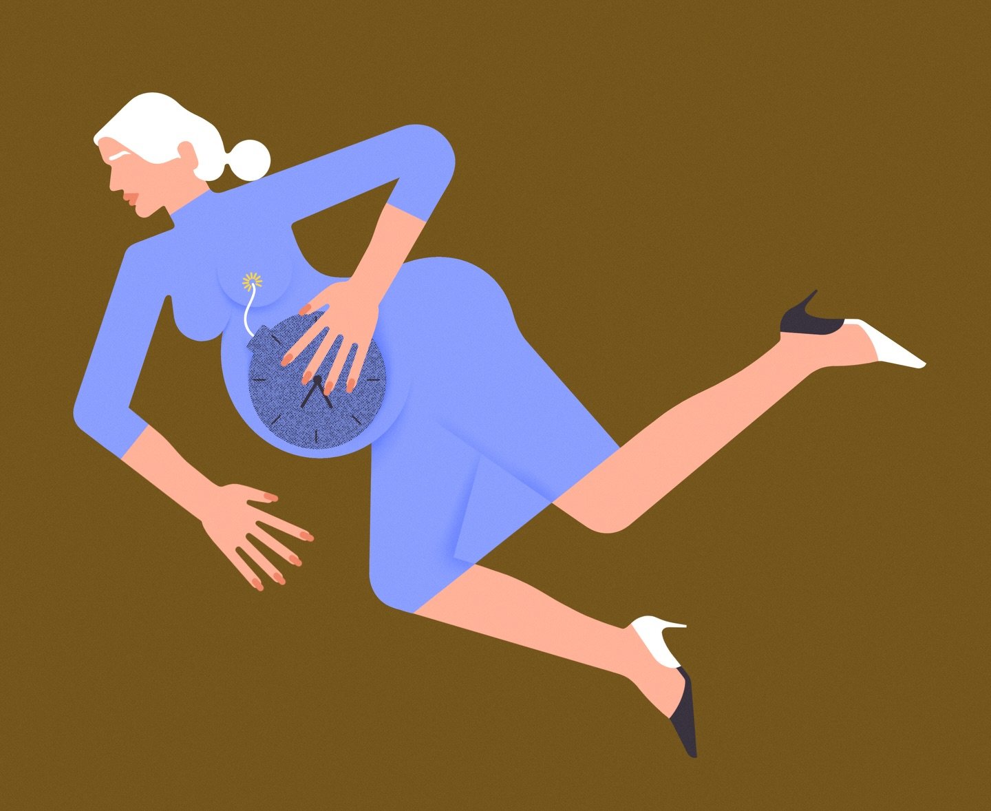 👁️ This illustration was created out of fear. 

👁️ Last summer, I met an older woman who embodied what loneliness can turn into when it goes unhealed. It forced me to look at a version of myself I hadn&rsquo;t considered before. 

👁️ I made this a