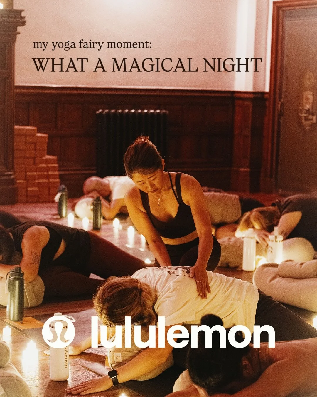 Straight outta Hogwarts. 🪄✨A spell was cast. Candlelight. Soul-deep stillness. I&rsquo;ve dreamed of this moment for years. 🥹✨(*pinch me) 

-

📩Sign up to the newsletter in my bio for the next events and warm hugs! 😍 

Endless thanks to @lululemo