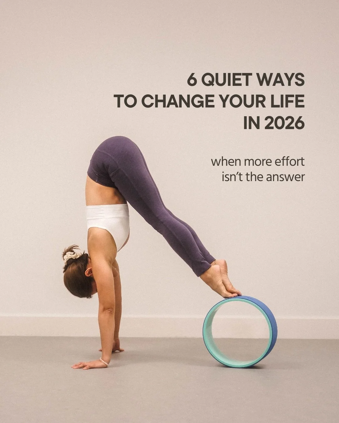 we often chase output (goals)

but clarity comes from inputs
the way you choose your habits 
the way you meet life
the way you love

big goals don&rsquo;t need more force 
they need clarity 
steadiness 
focus

a kinder way of moving forward without f