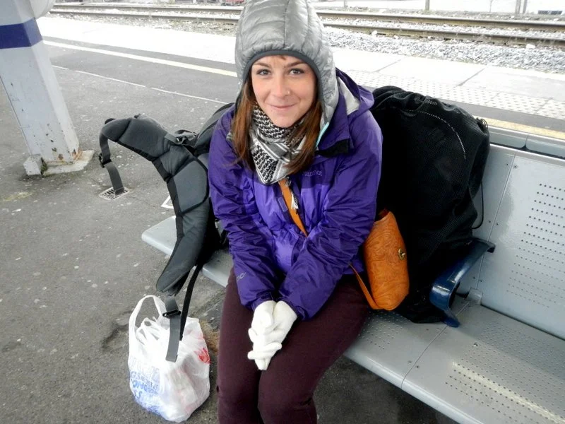 Waiting for the train to Dover, where I’ll catch the ferry to France