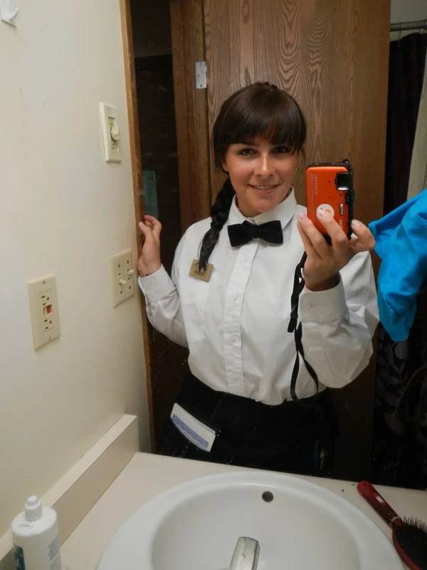 “I’m Anoush, and I’ll be your server this evening…”
