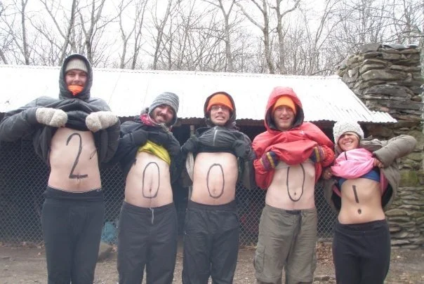 In Georgia, after hiking 2,000 miles from Maine