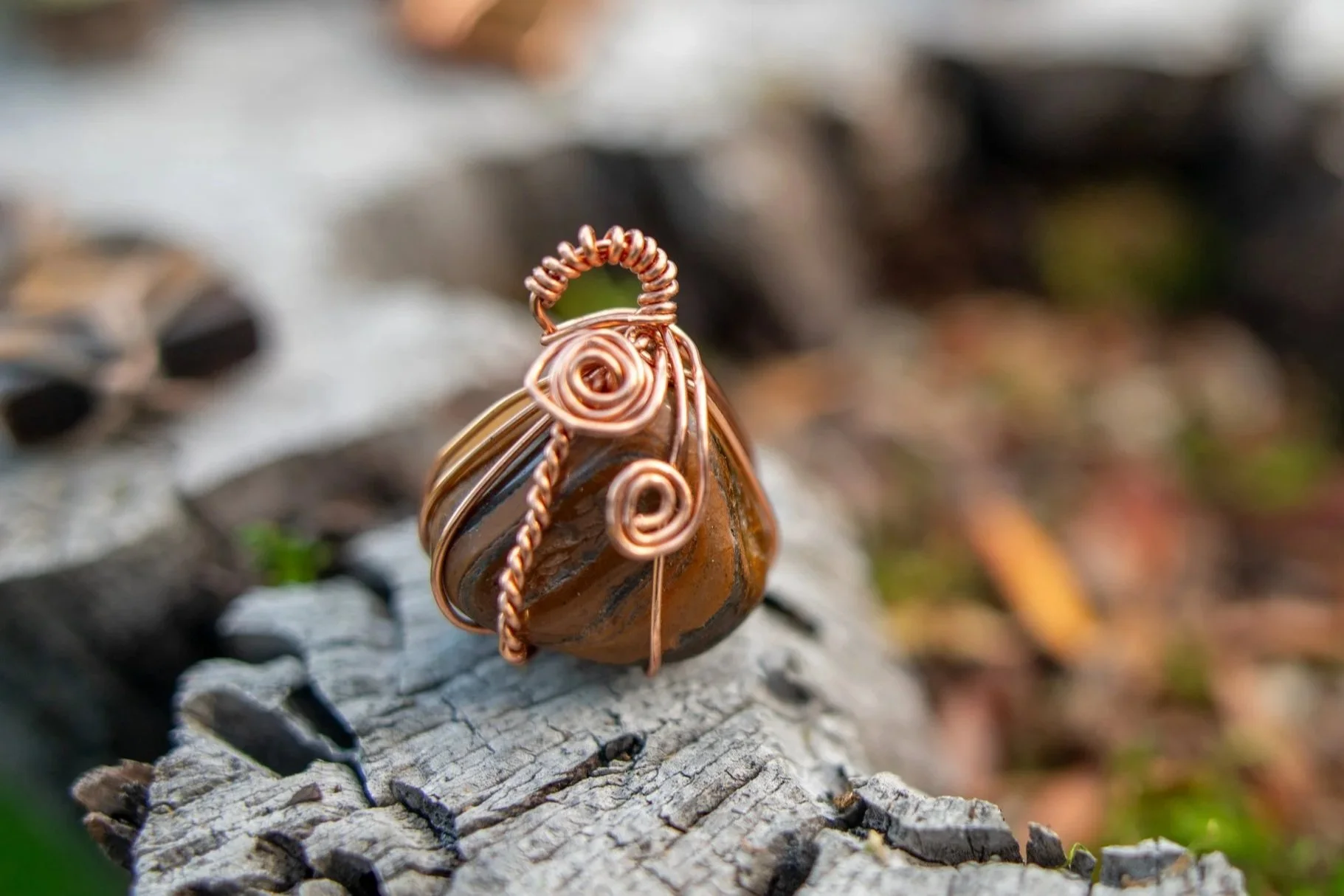 Tiger's Eye Pendant Necklace