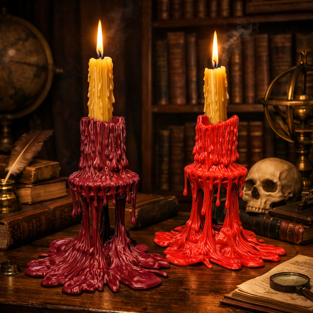 Melted Candle Holder STL