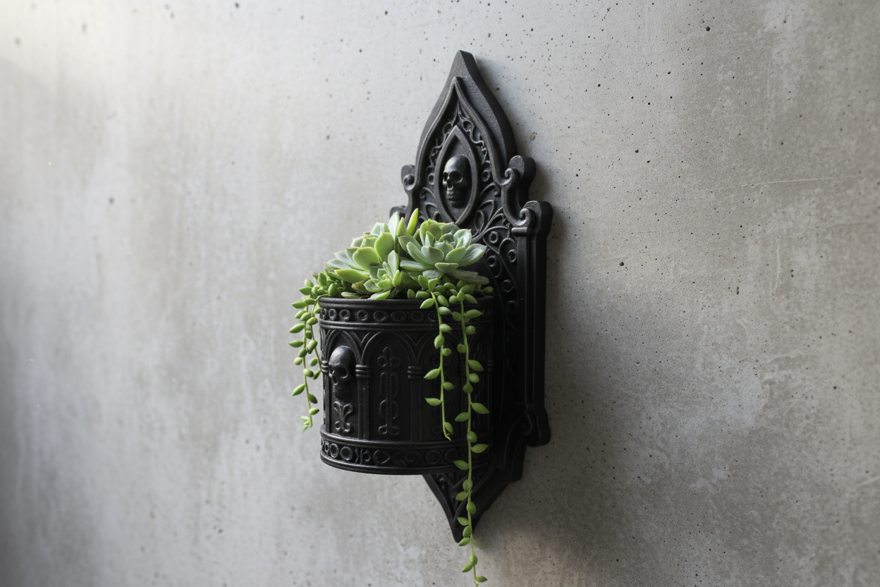 Gothic Wall Planter -STL