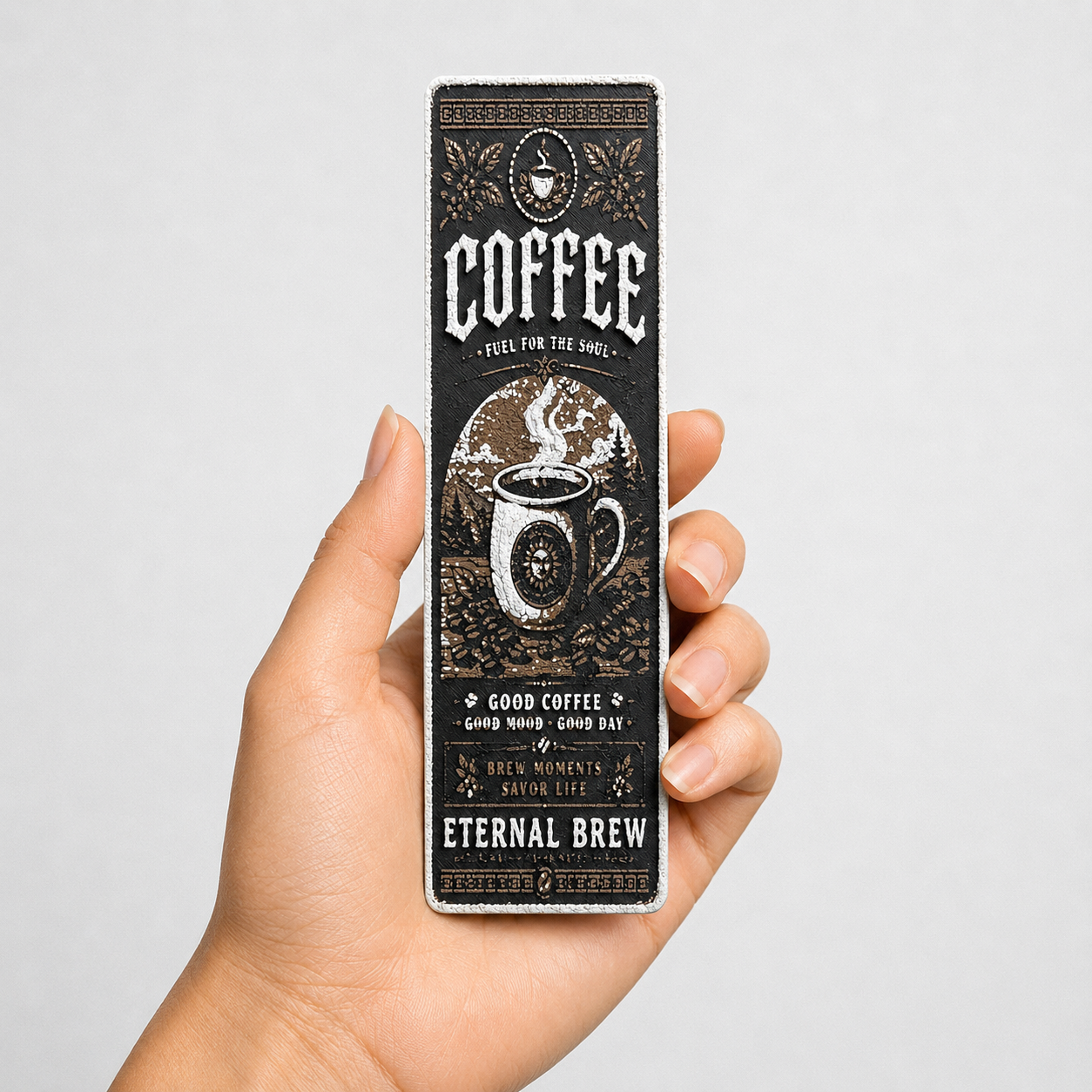 3D Printed Coffee Bookmark