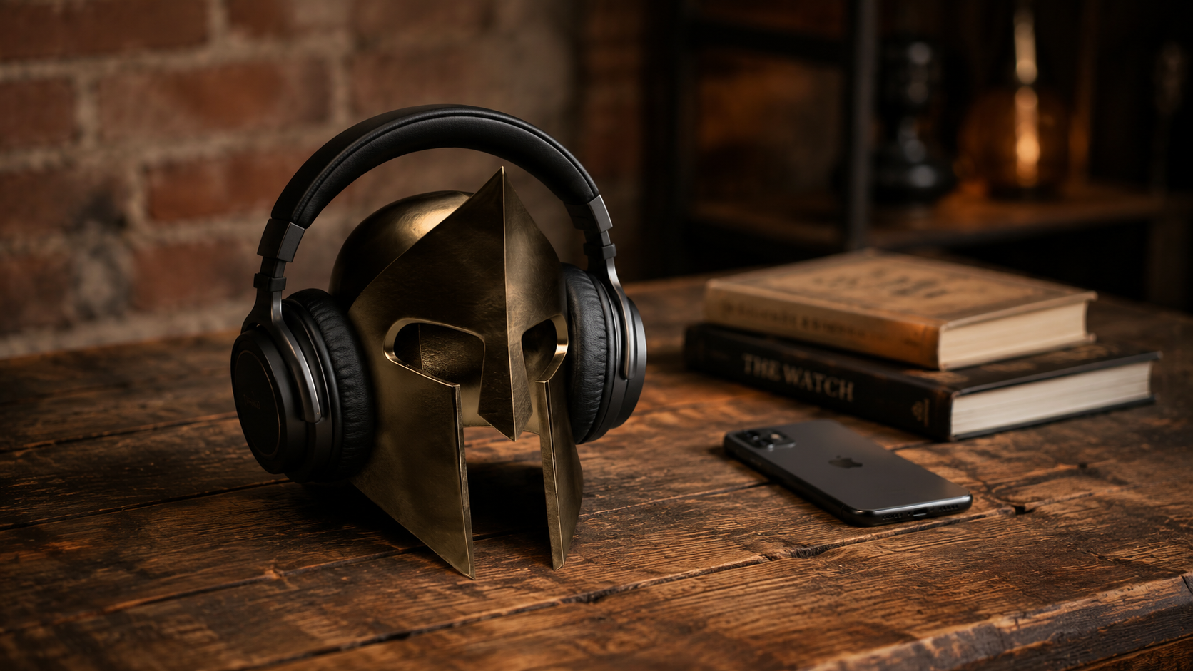 3D Printed Spartan Helmet Headphone Stand STL