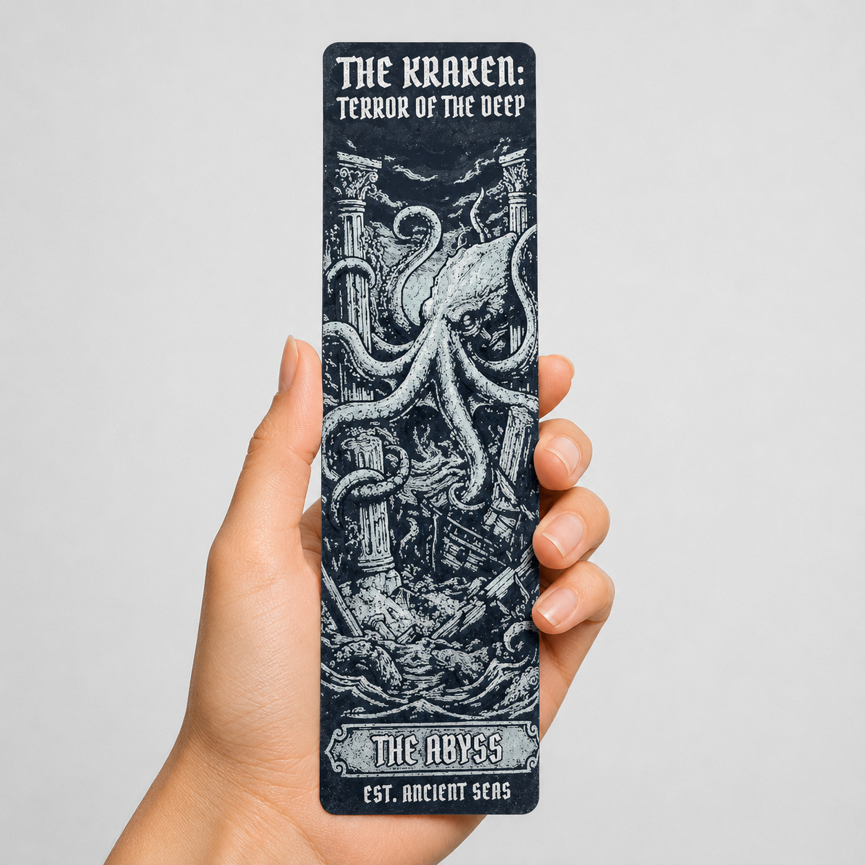 3D Printed Kraken Bookmark