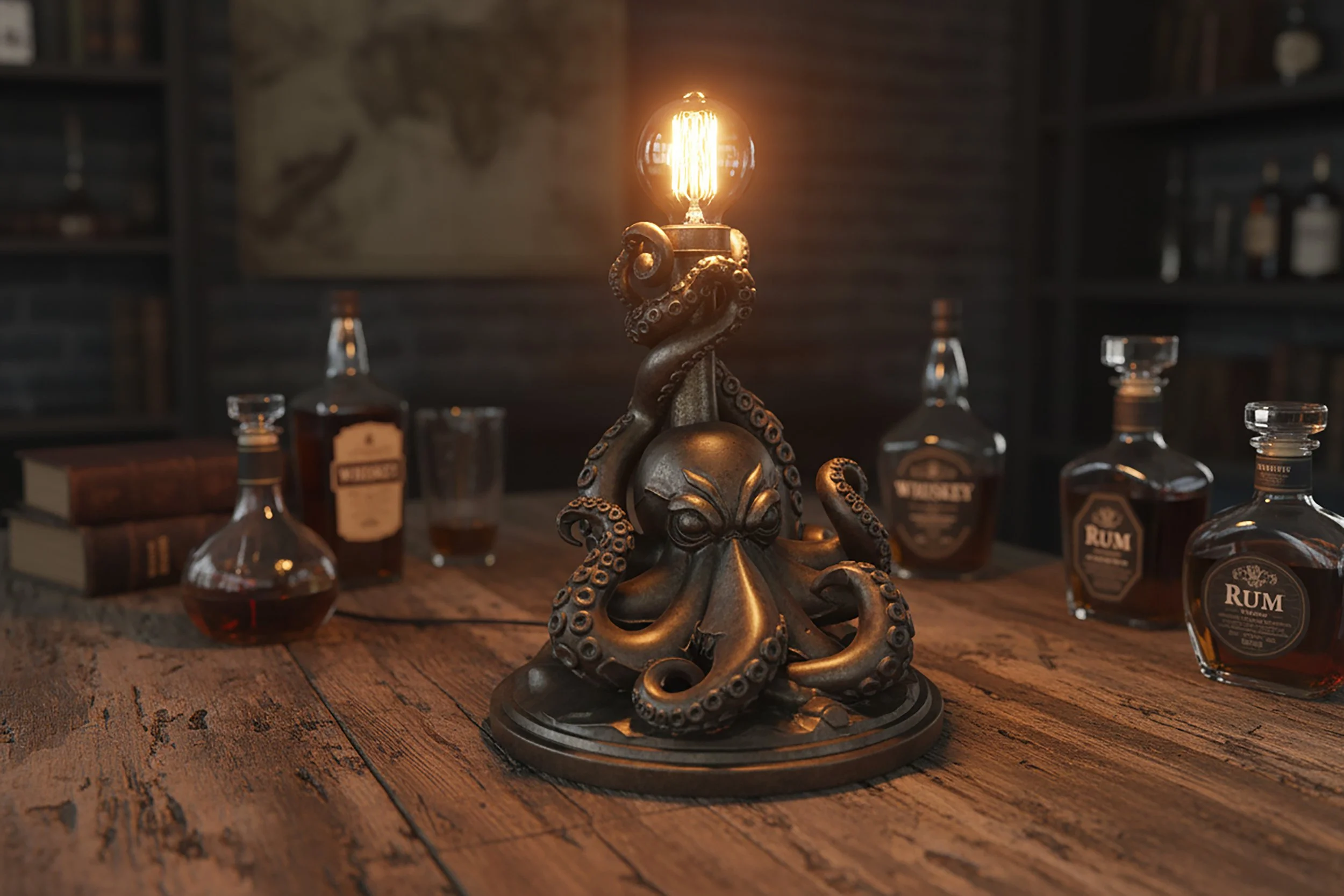 Kraken Lamp - STL File