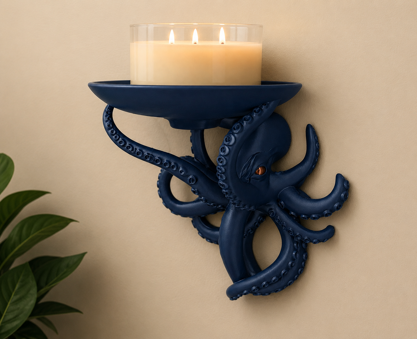 Kraken Candle Holder STL
