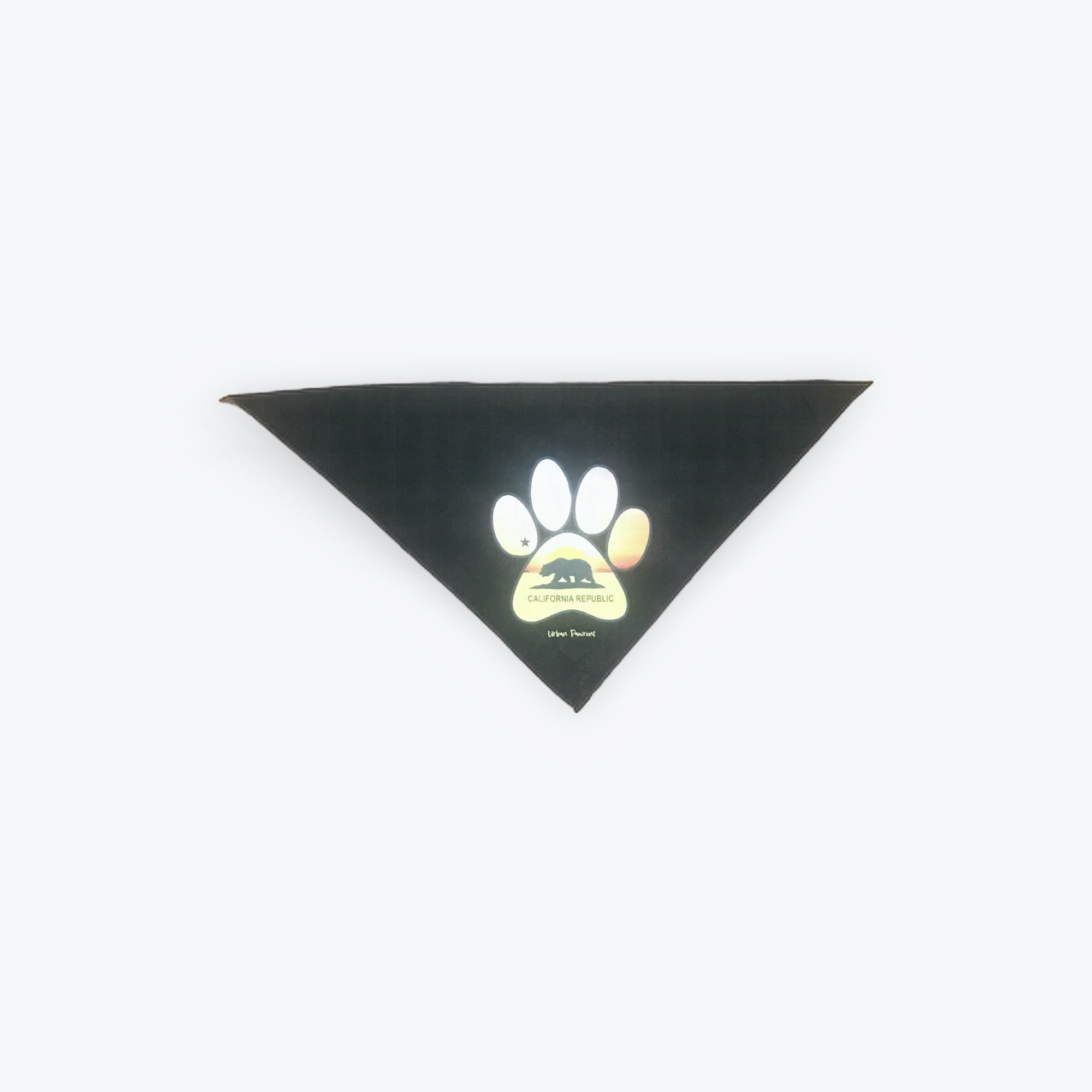 Cal Republic Dog Bandana Black Heather.jpeg