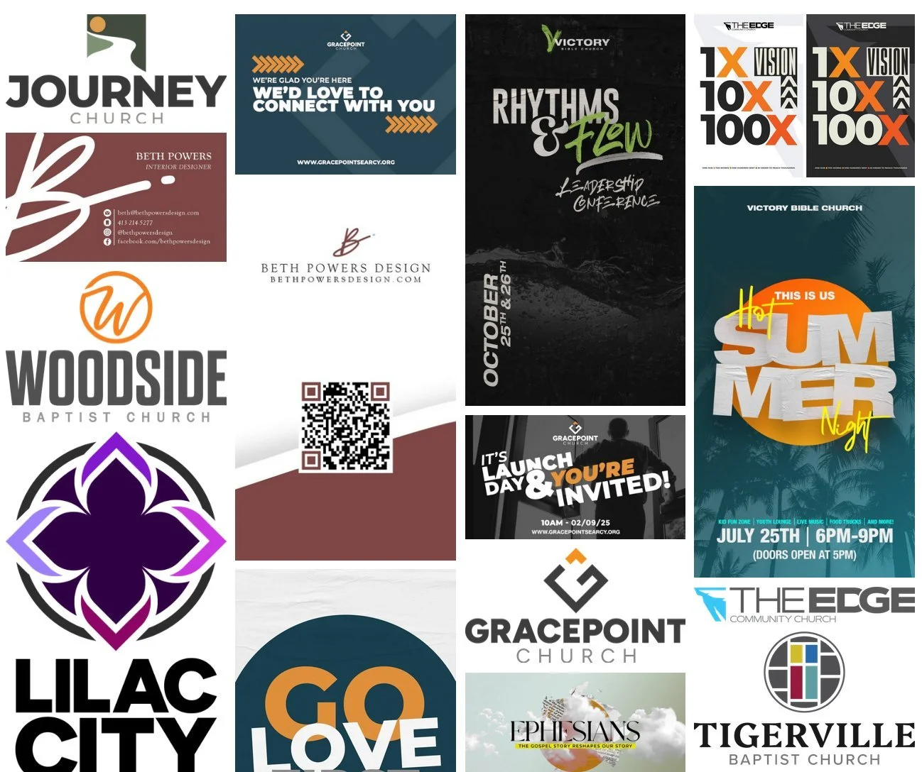 From the beginning, our focus has mainly been on doing design work for churches and worship groups. However nowadays we're open to more than just that!
If you have a business that needs an overhaul or just some social media graphics, let us know!

Fr