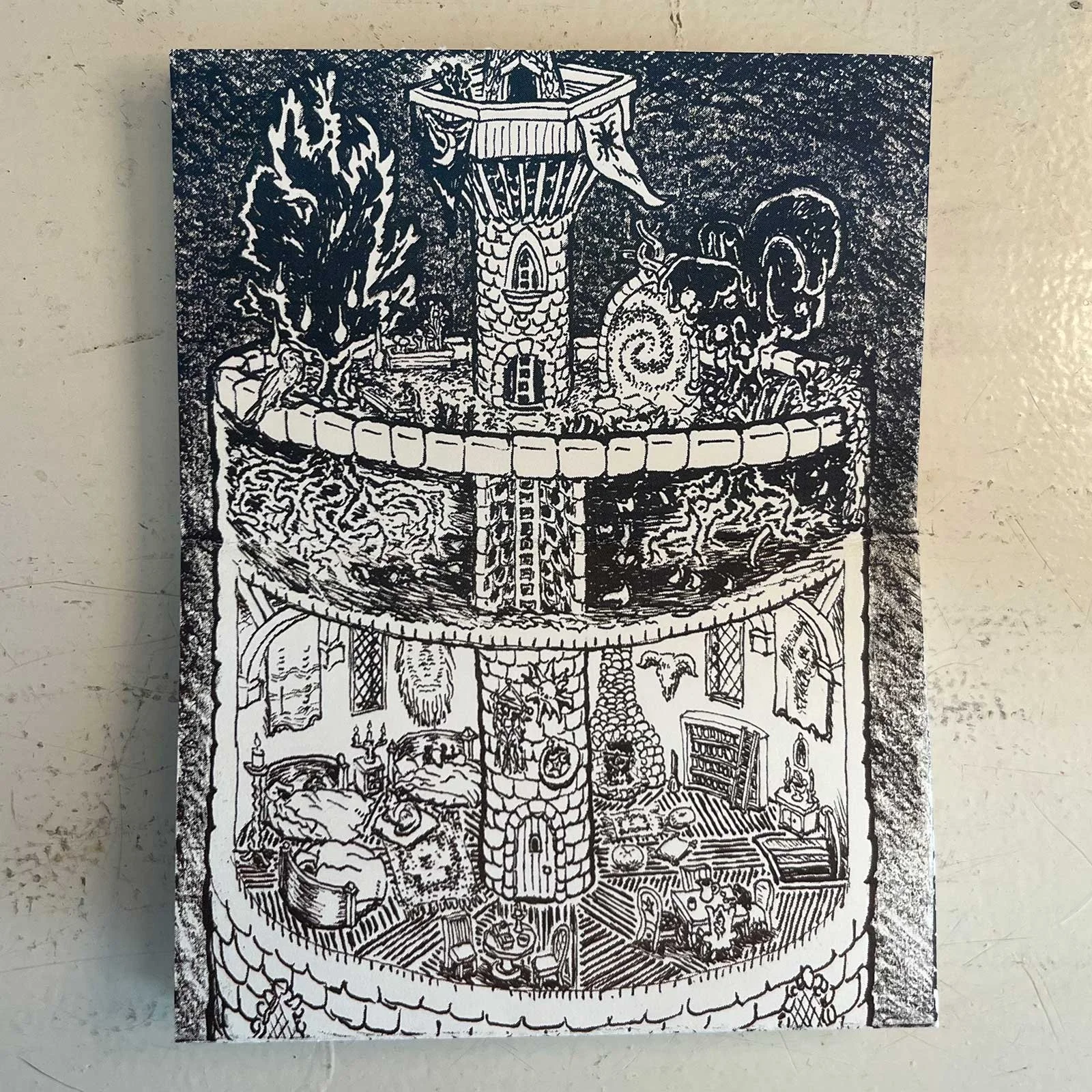 Excerpt from "WIZARDS TOWER" mini zine