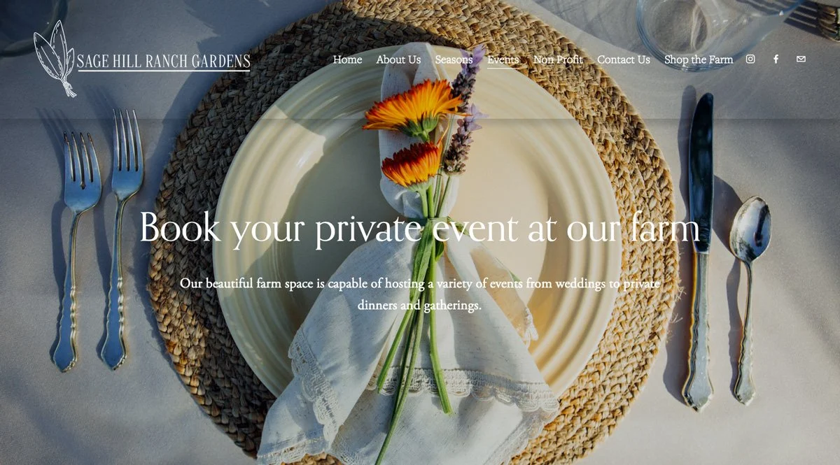 Sage Hill Events Page