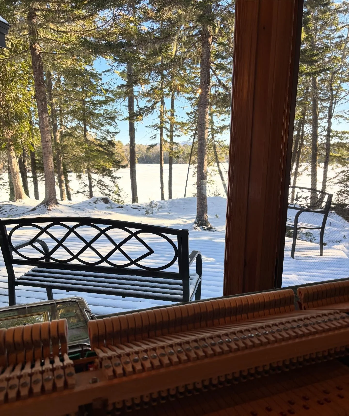 pretty backdrop this morning 🥰