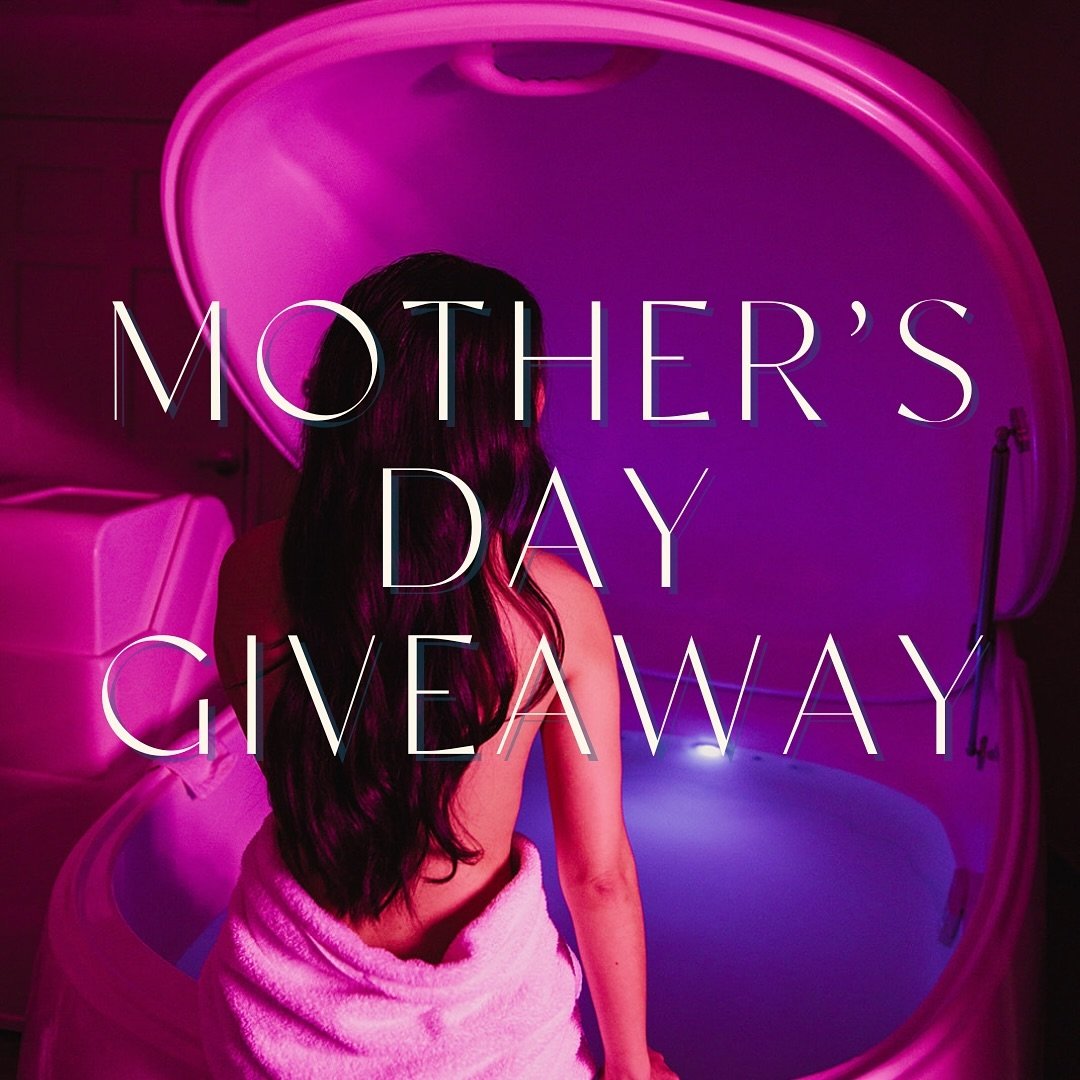 ✨ GIVEAWAY ✨

This Mother&rsquo;s Day, treat yourself or a special mom in your life to a day of wellness + self-care! 🧖&zwj;♀️

Enter to win a detoxifying infrared sauna session, a relaxing, magnesium-enriched float + additional retail enhancements 