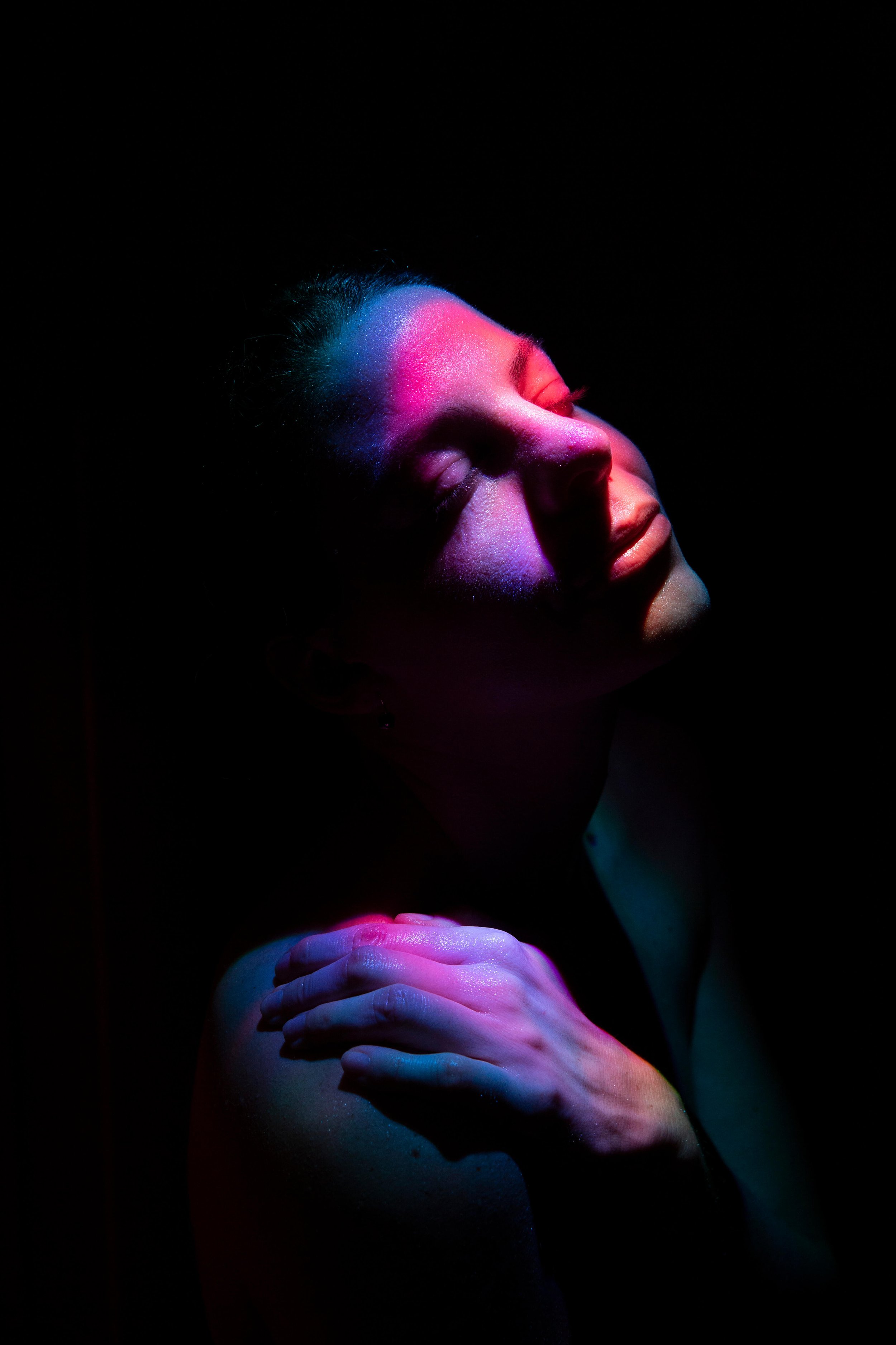 Girl in sauna at pure sweat studios