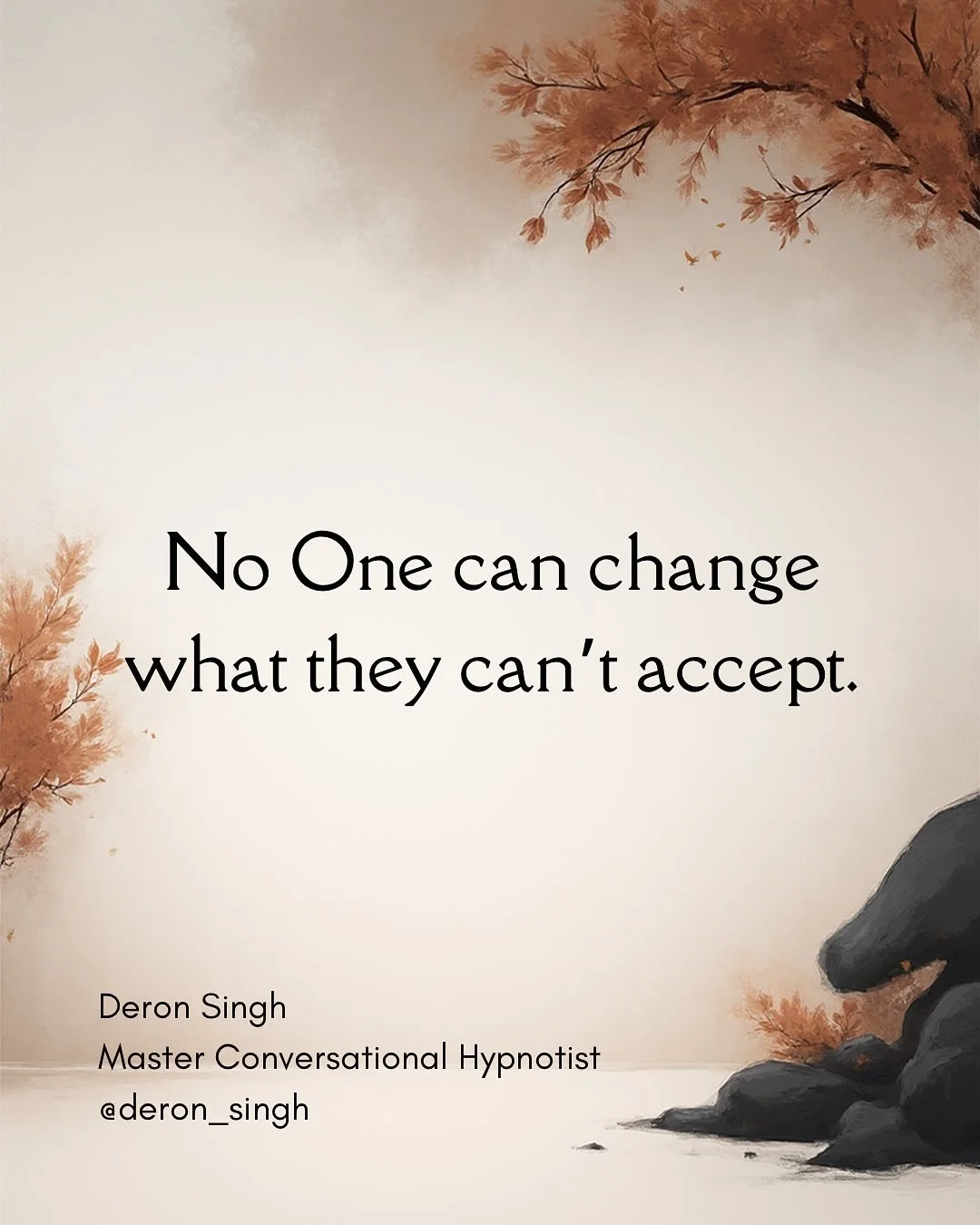 If you&rsquo;ve been trying to &ldquo;get unstuck&rdquo; for too long,
maybe it&rsquo;s time to stop trying&hellip;
and start allowing.

&rarr; Listen to my free hypnosis audio at deronsingh.com/the-quiet-surrender