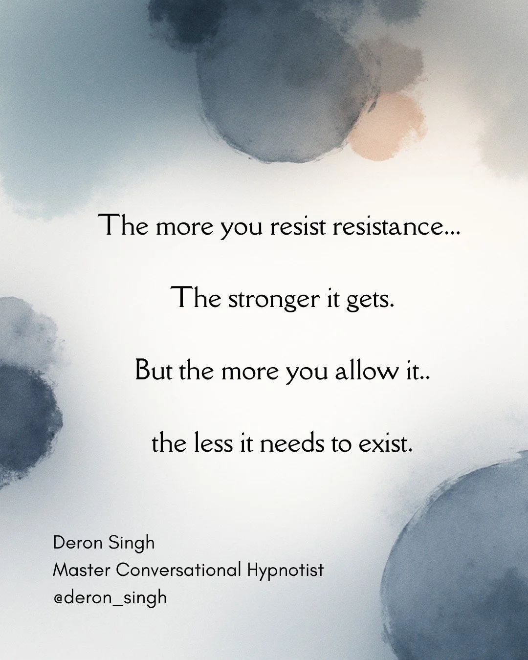 Surrender the fight and see what happens...

You don't need to fight anymore. You may notice expansion begins when you stop.