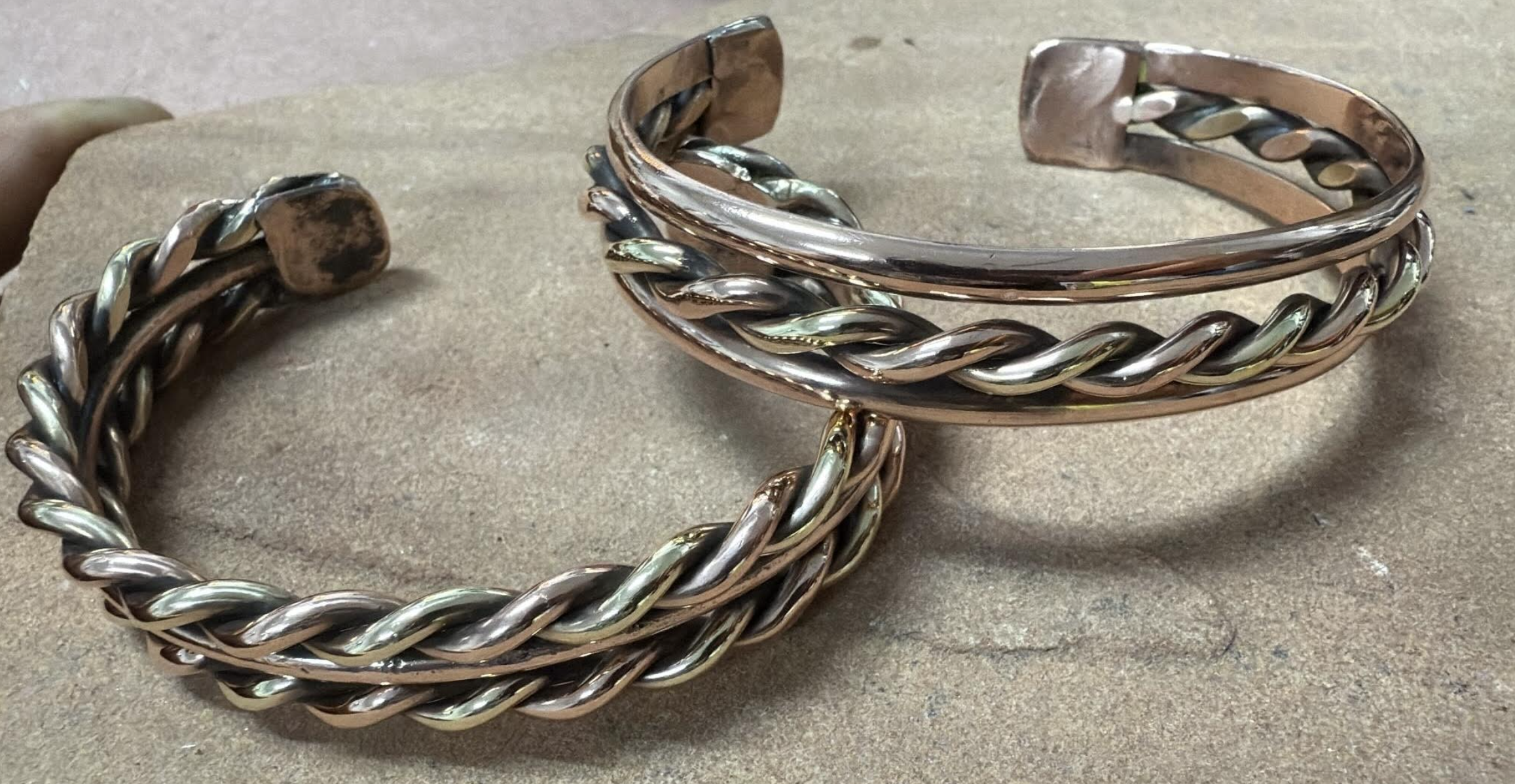 Copper & Brass Cuffs