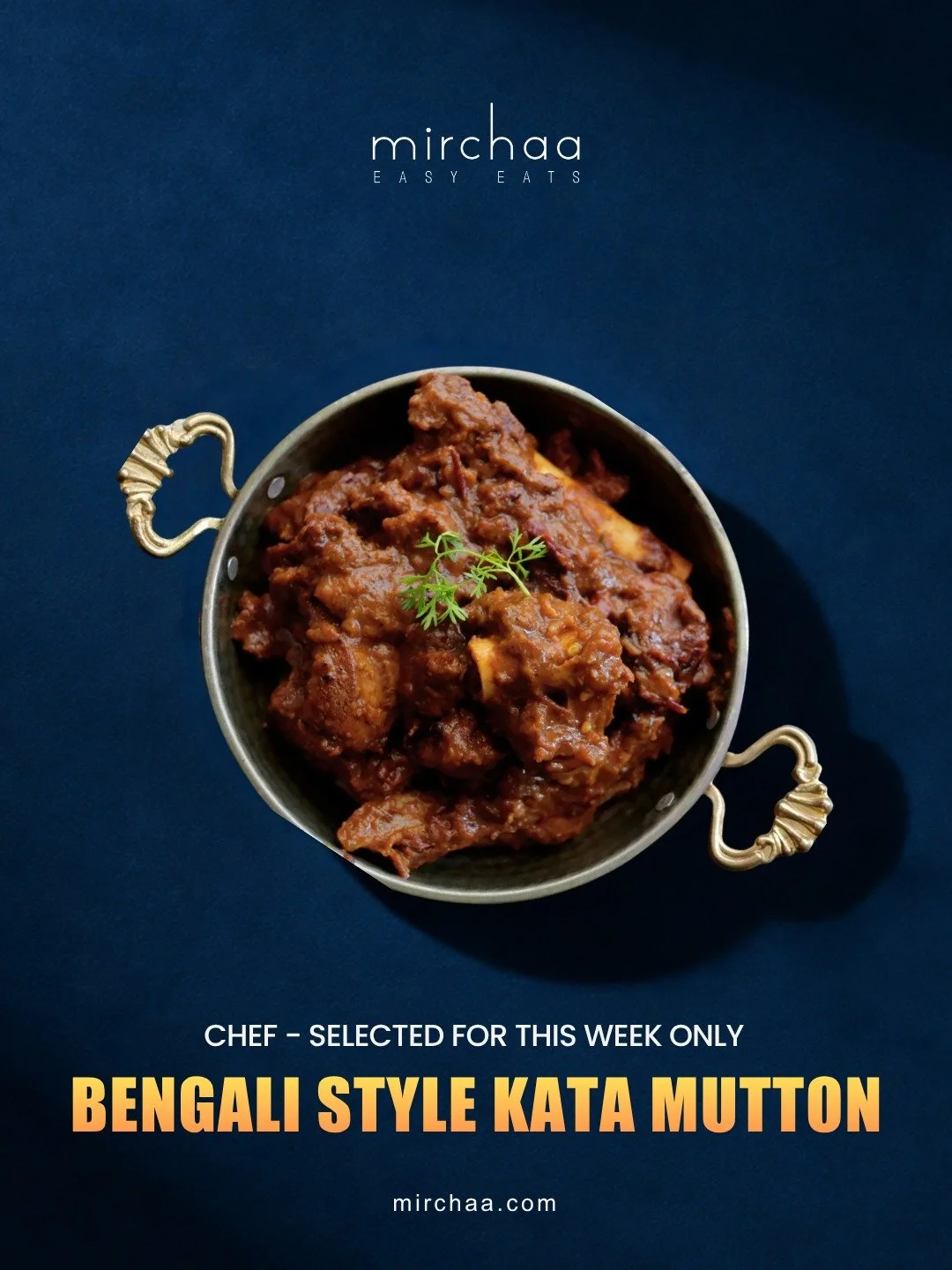 A Chef&rsquo;s Pick. A Mutton Lover&rsquo;s Treat. Our Bengali-style Kata Mutton brings together tender mutton and bold, aromatic spices for a dish that is rich, hearty, and deeply satisfying. Available to order at mirchaa.com

#ChefSelected #ReadyTo