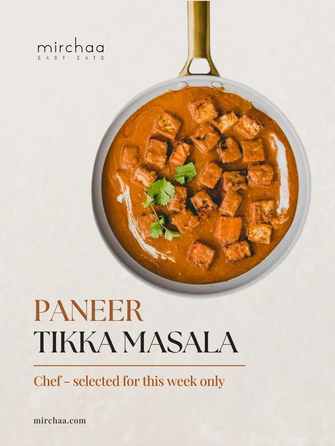 Comfort food done right. Chef-selected Paneer Tikka Masala, delicately spiced and finished in a rich, velvety gravy.
Available to order at mirchaa.com

#ChefSelected #ReadyToEat #TampaFoodie #MealDelivery