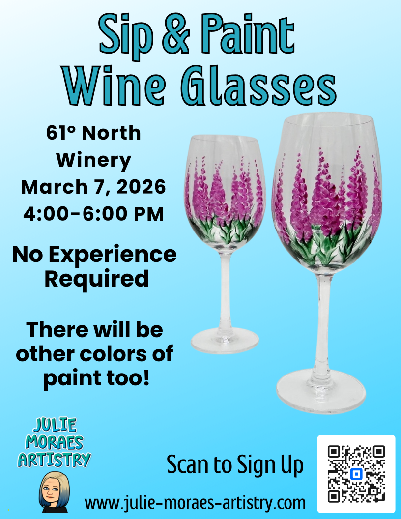 Sip & Paint Wine Glasses