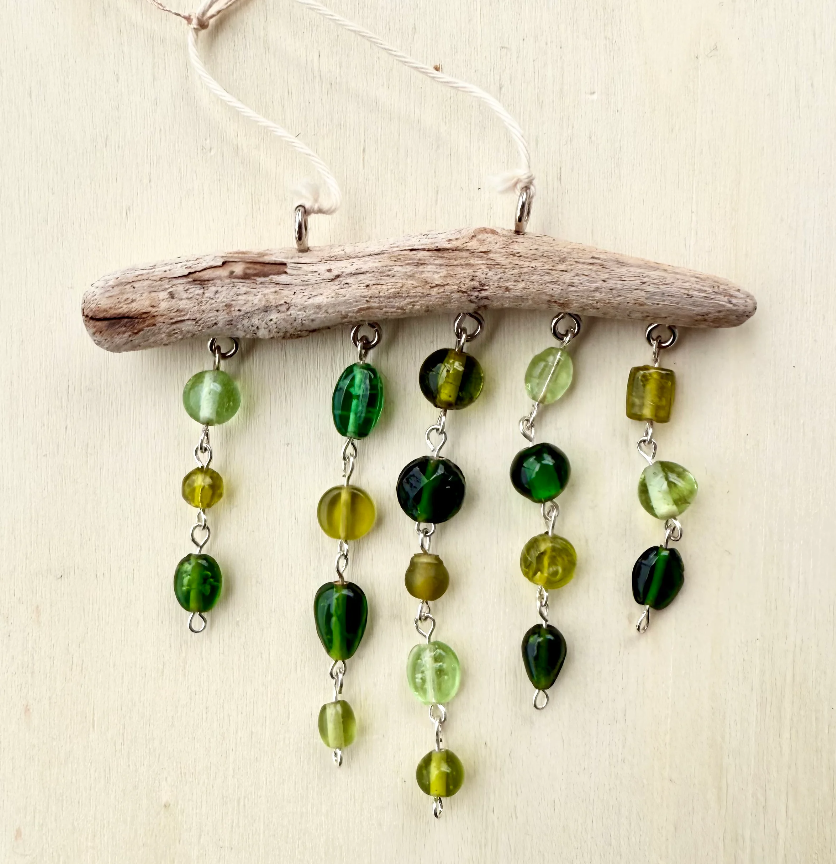 AK Driftwood Beaded Suncatcher