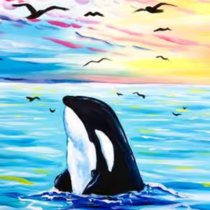 Paint Nite Orca!