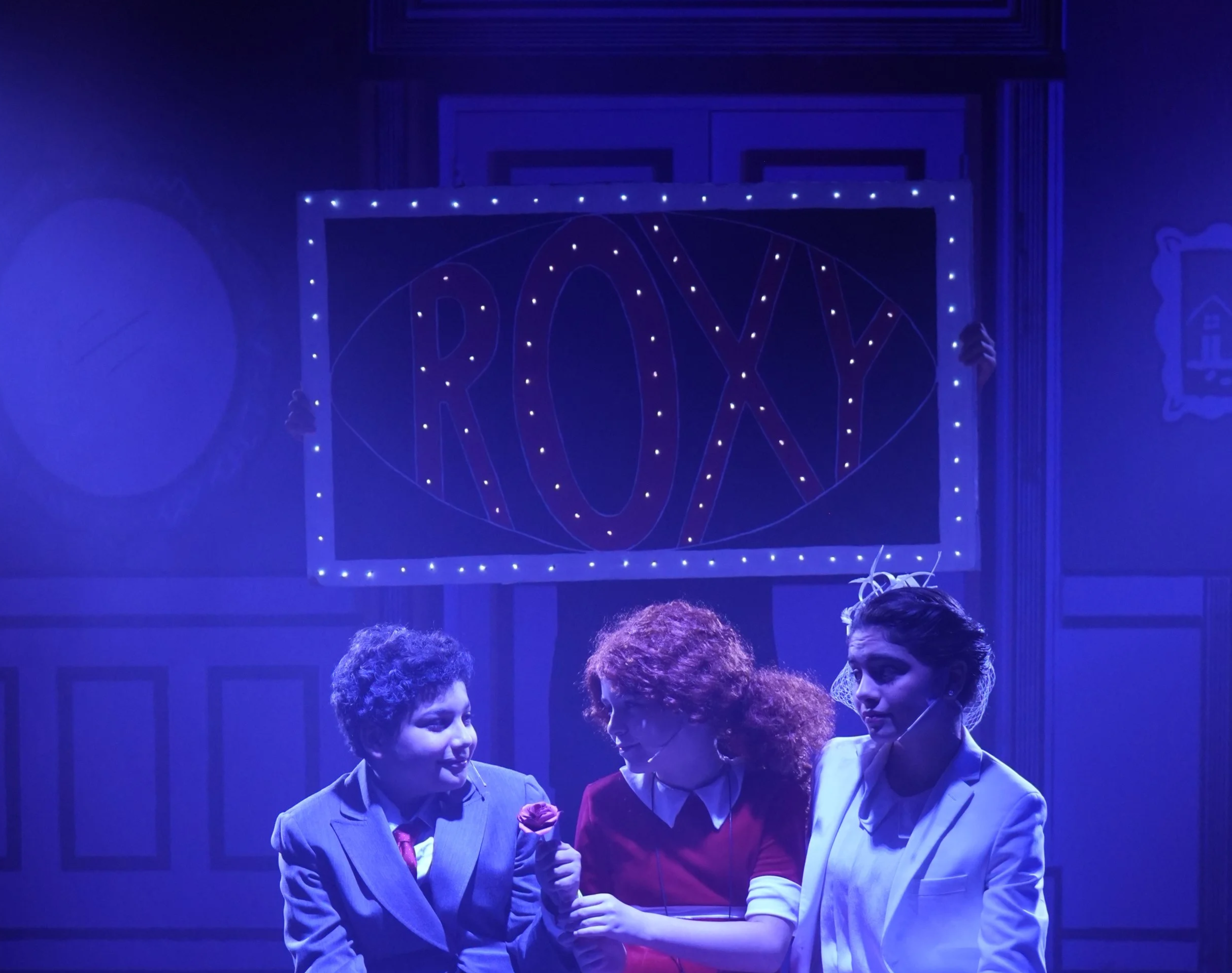 Annie Jr light up Cardboard sign