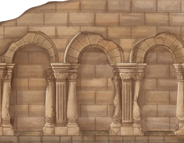 Romanesque Wall Set,
Material: Procreate